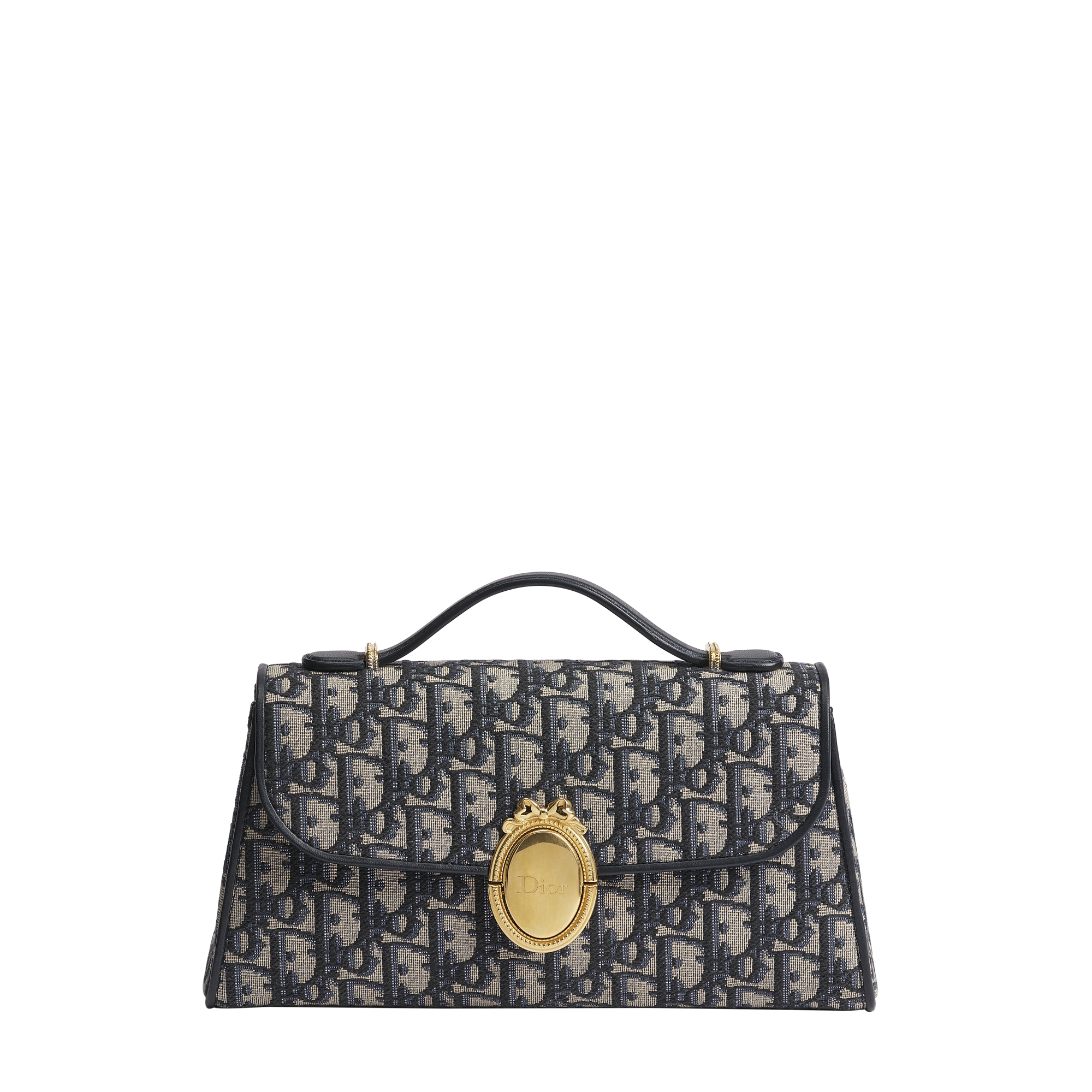 Dior Médaillon Pouch Blue Dior Oblique Jacquard E01