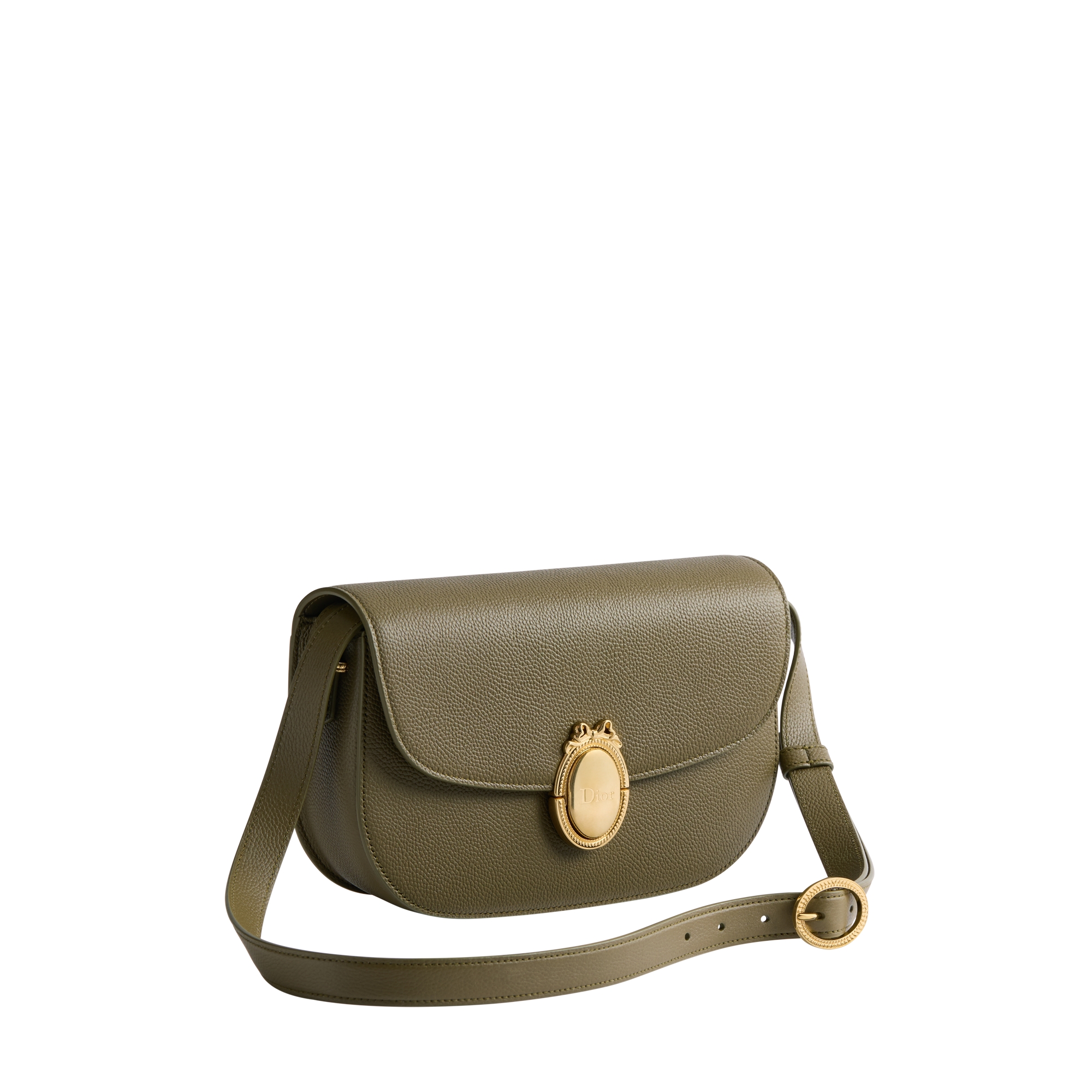  Khaki Grained Calfskin