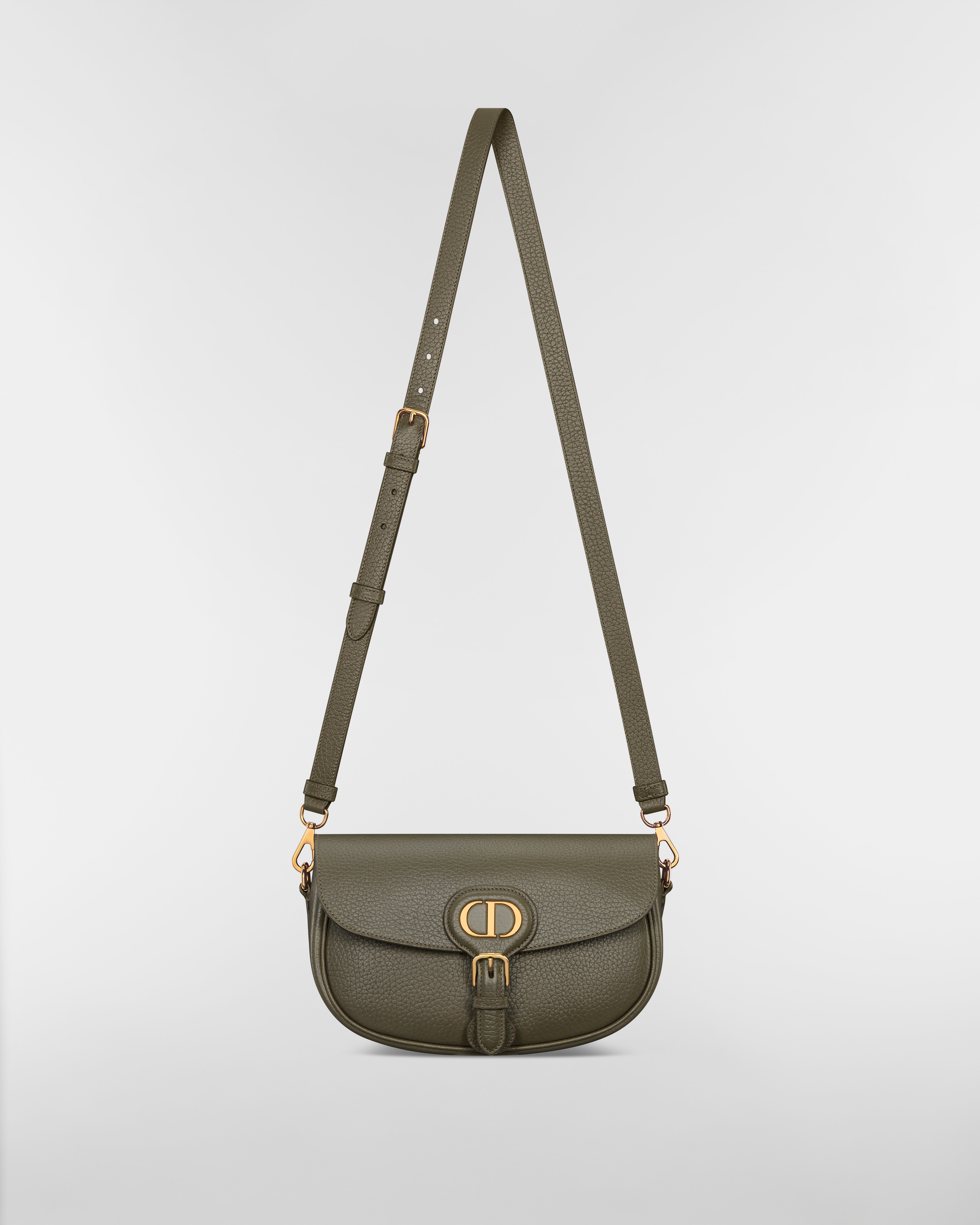 Dior Bobby Multicarry Tasche Genarbtes Kalbsleder in Olivtaupe E07