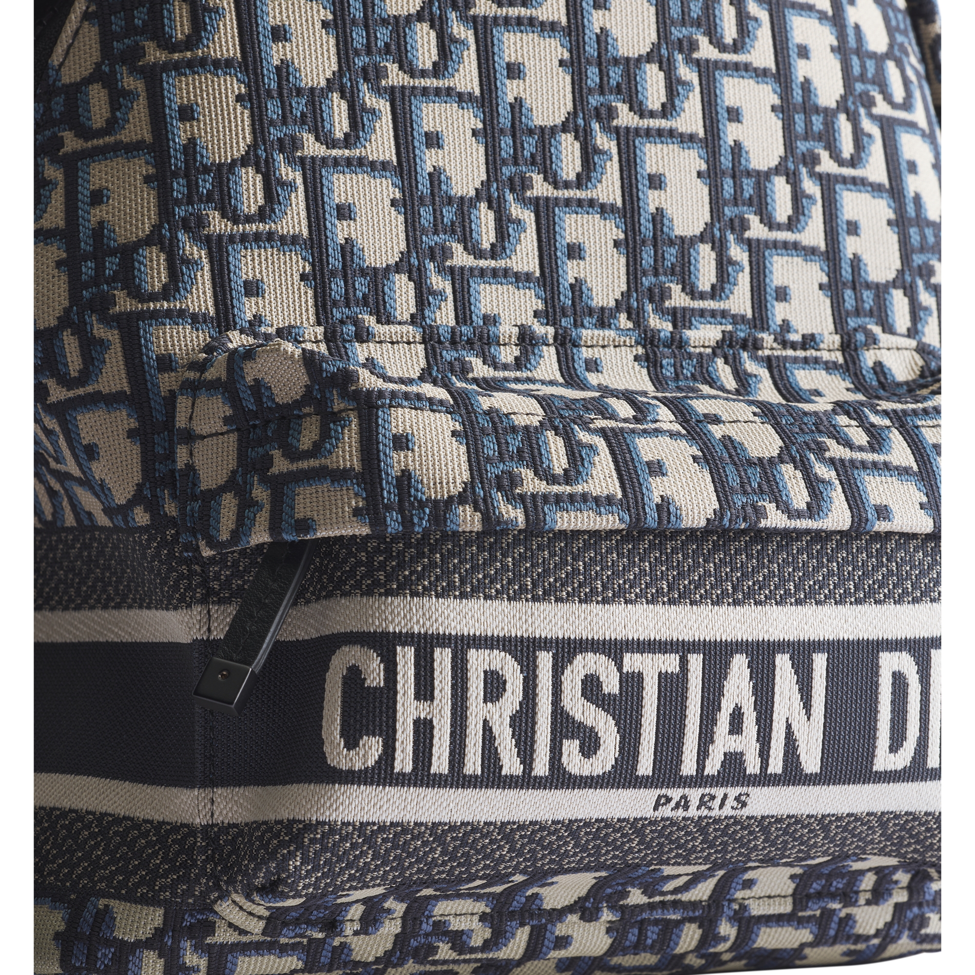 Small DiorTravel Backpack Blue Dior Oblique Technical Fabric E10