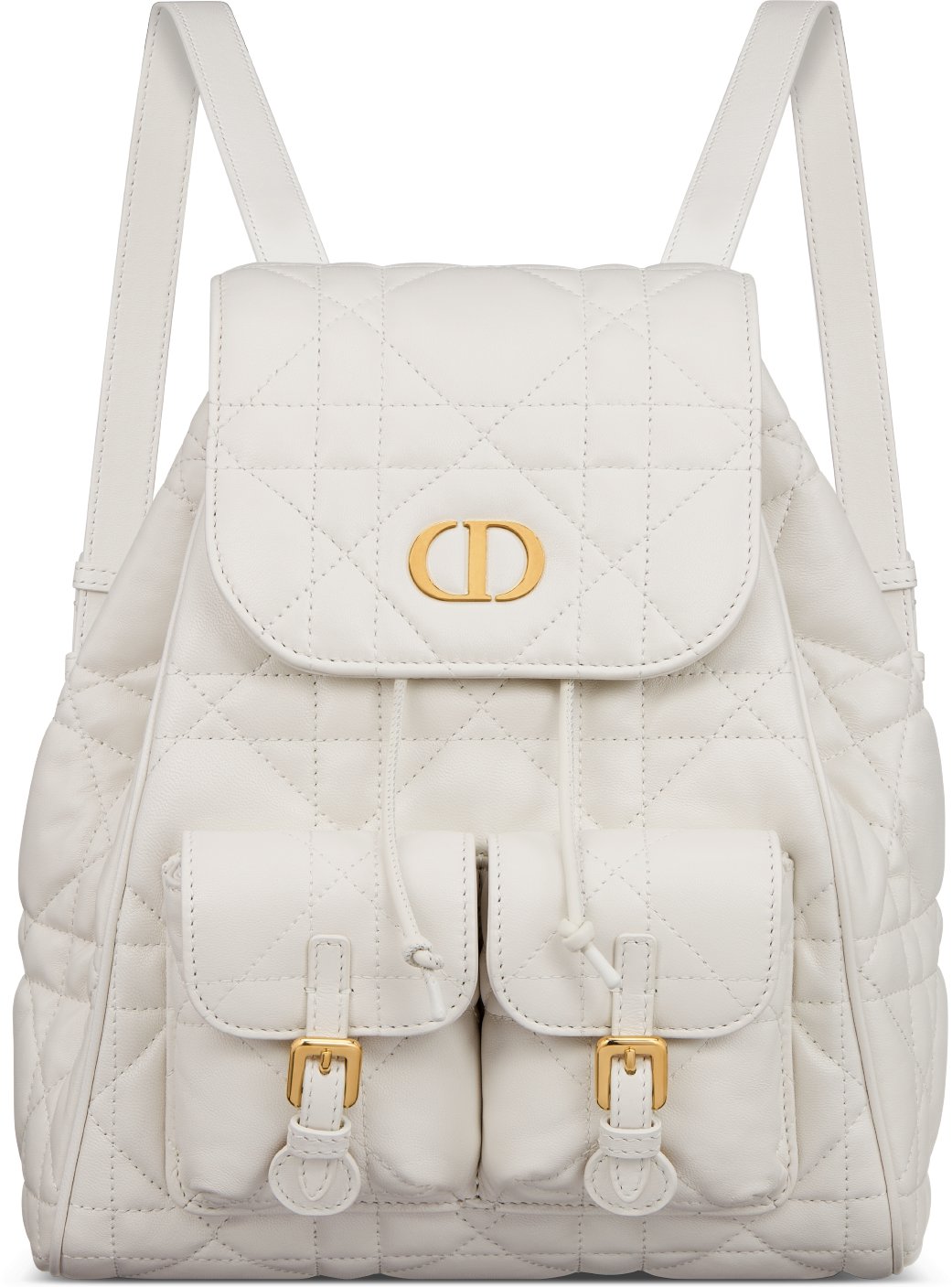 Medium Dior Caro Backpack Front view