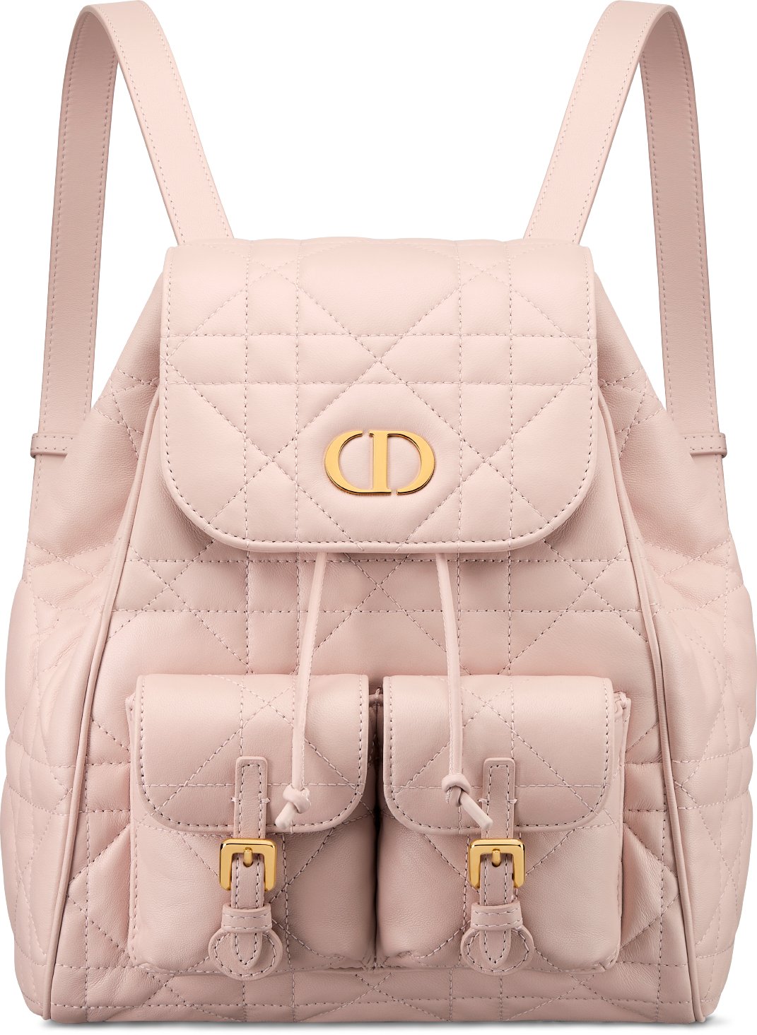 Medium Dior Caro Backpack Front view
