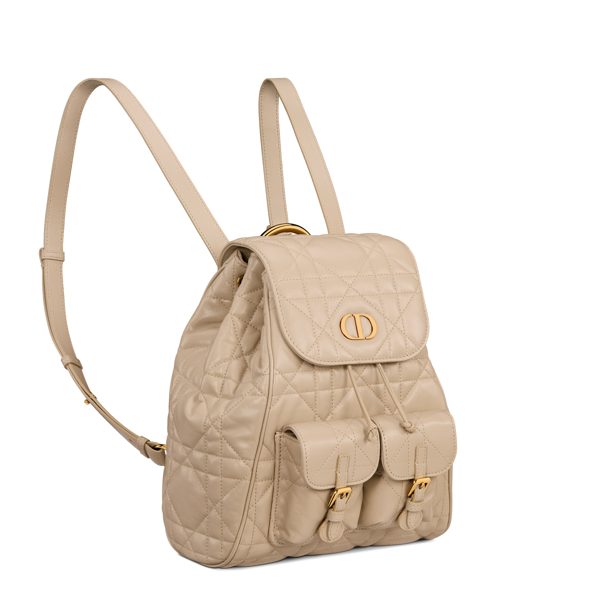 SMALL 20 CARO BACKPACK IN ROYAL BLUE MACROCANNAGE LAMBSKIN