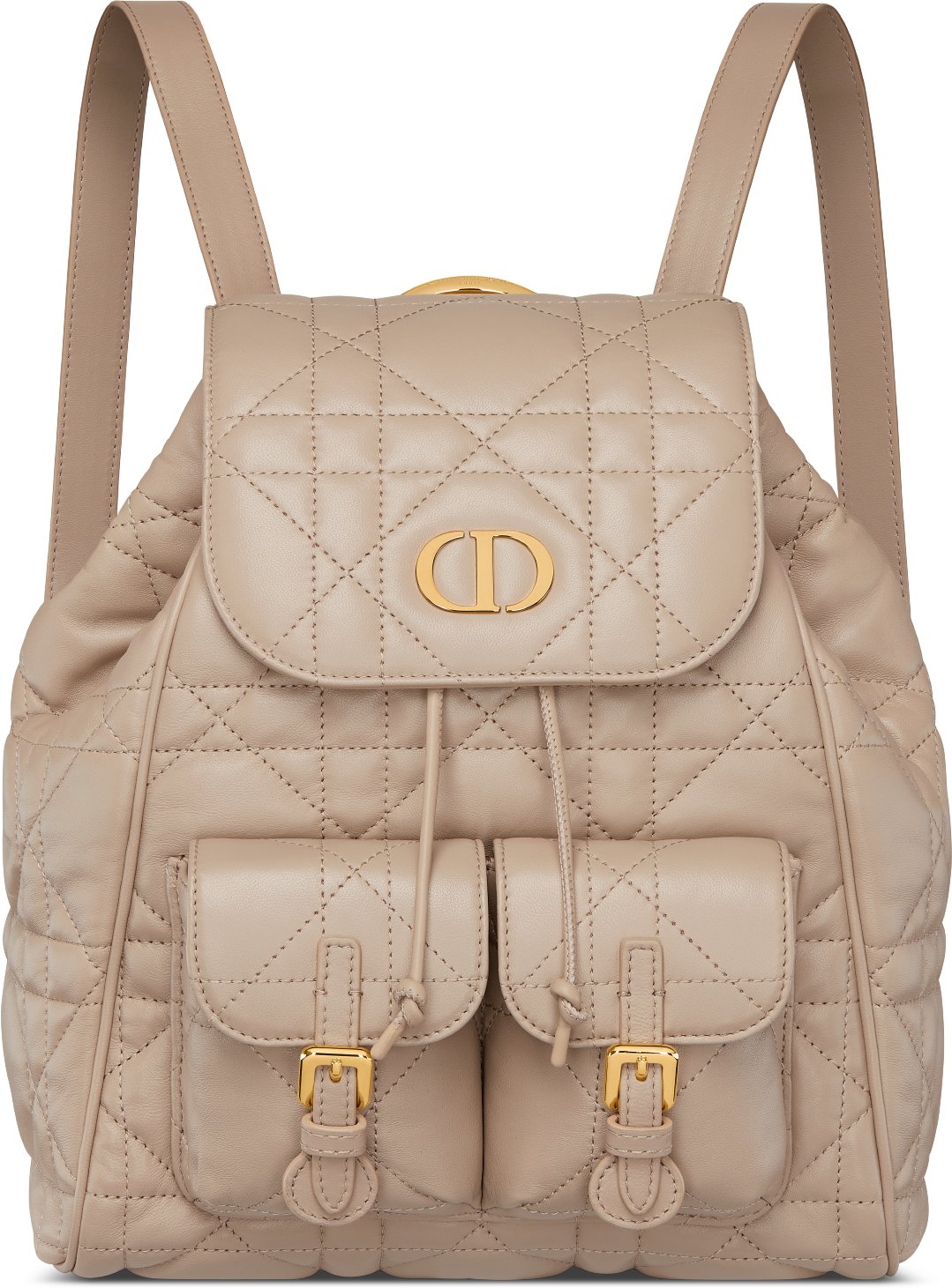 Medium Dior Caro Backpack Front view