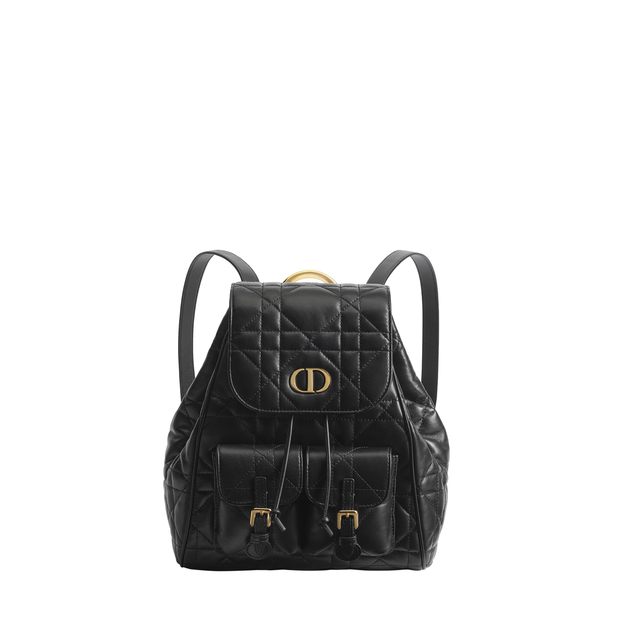  Black Macrocannage Lambskin