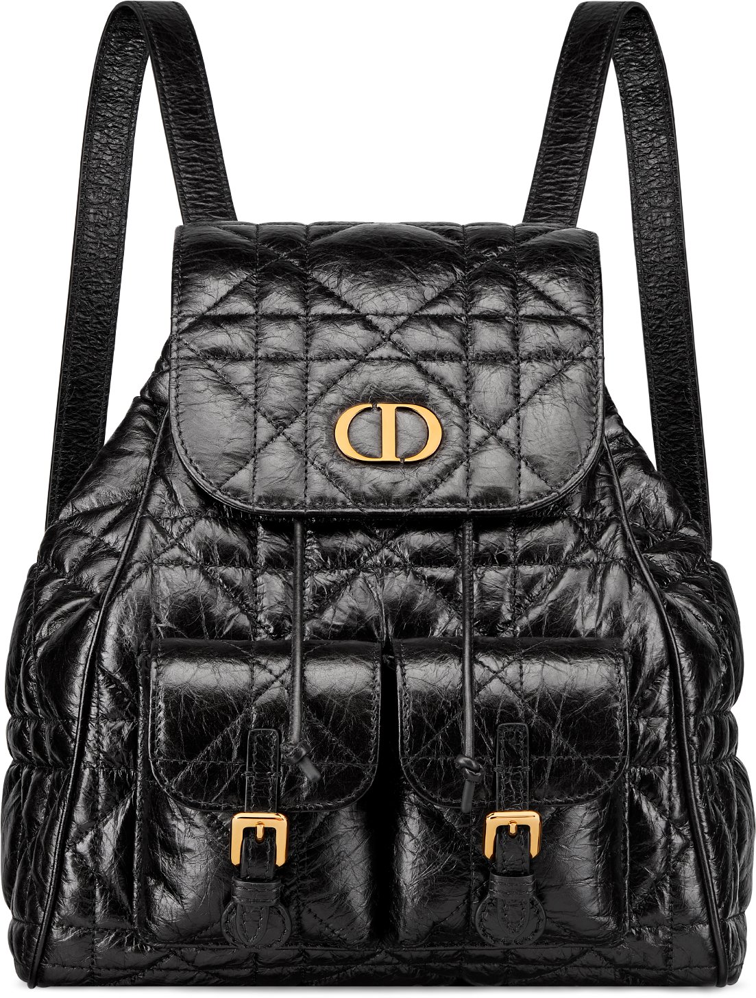 Medium Dior Caro Backpack Front view Front view