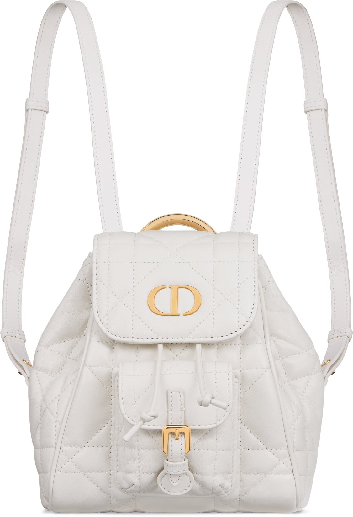 Small Dior Caro Backpack Front view