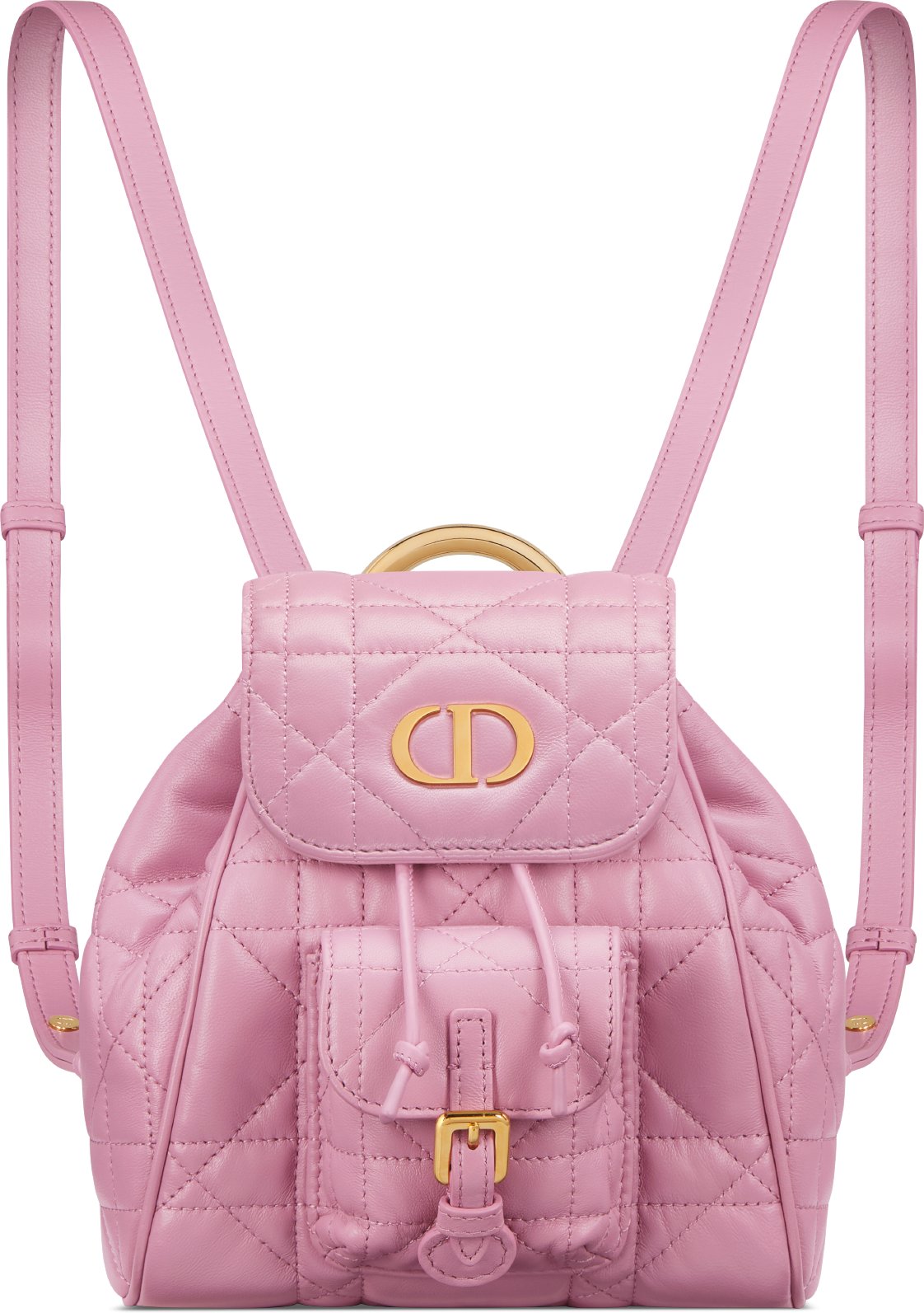 Small Dior Caro Backpack Front view