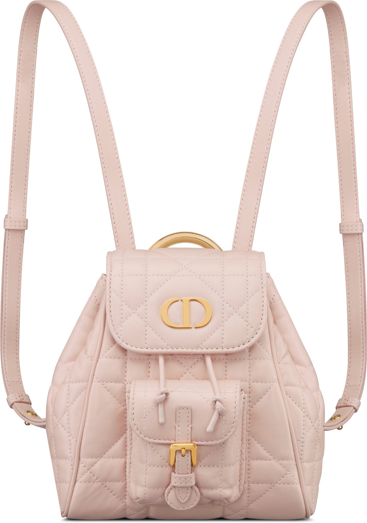 Small Dior Caro Backpack Front view
