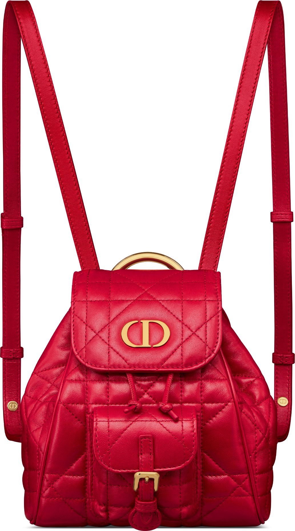Small Dior Caro Backpack Front view
