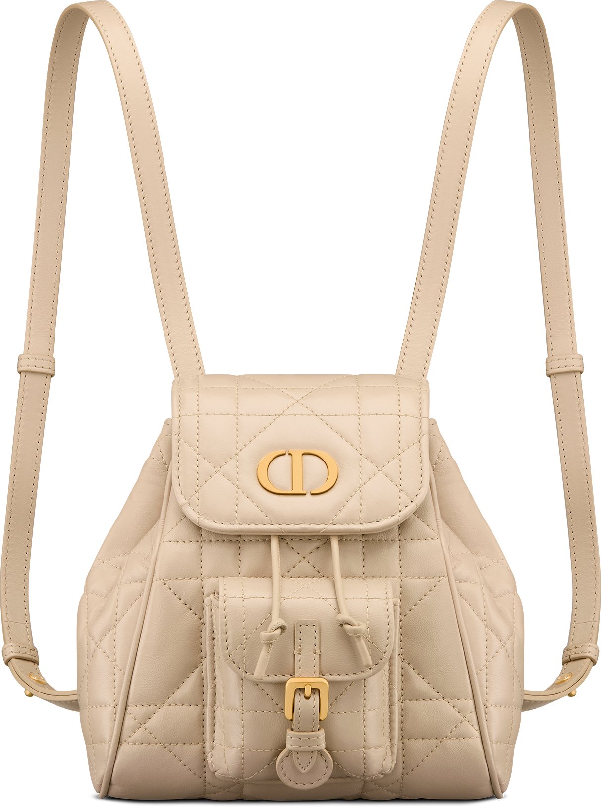Small Dior Caro Backpack Front view