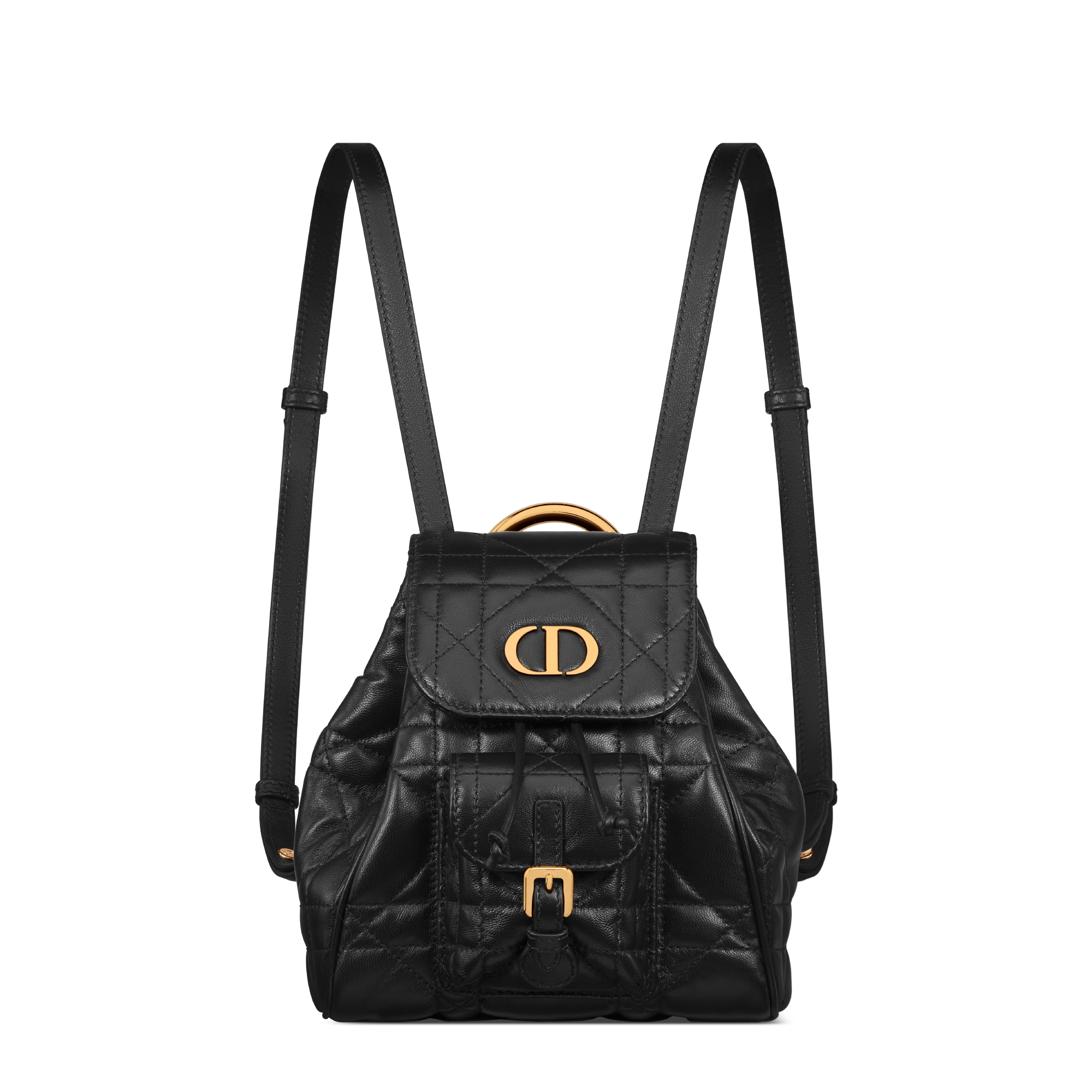 30 Montaigne Belt Black Smooth Calfskin, 25 MM | DIOR