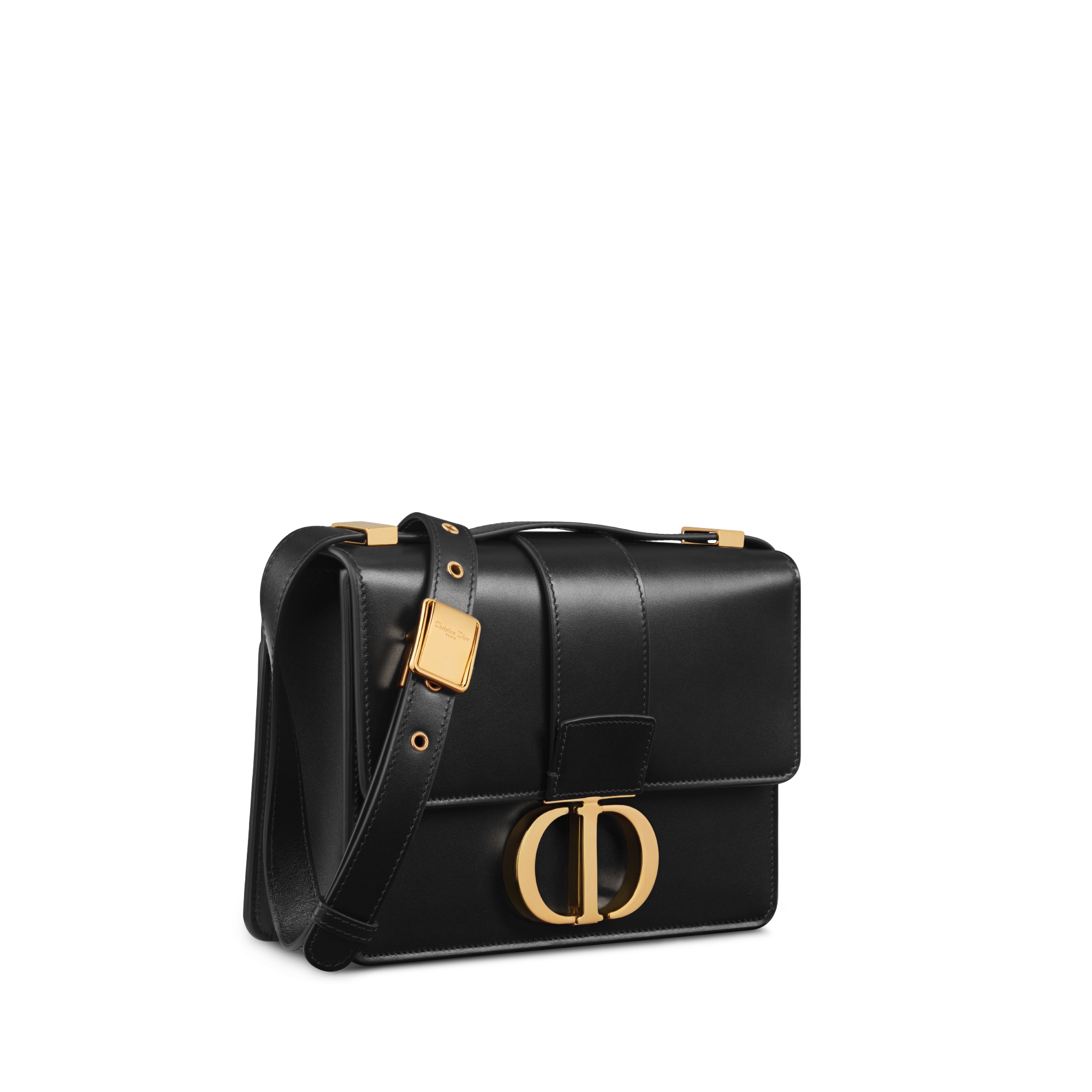 30 Montaigne Bag Black Box Calfskin E03