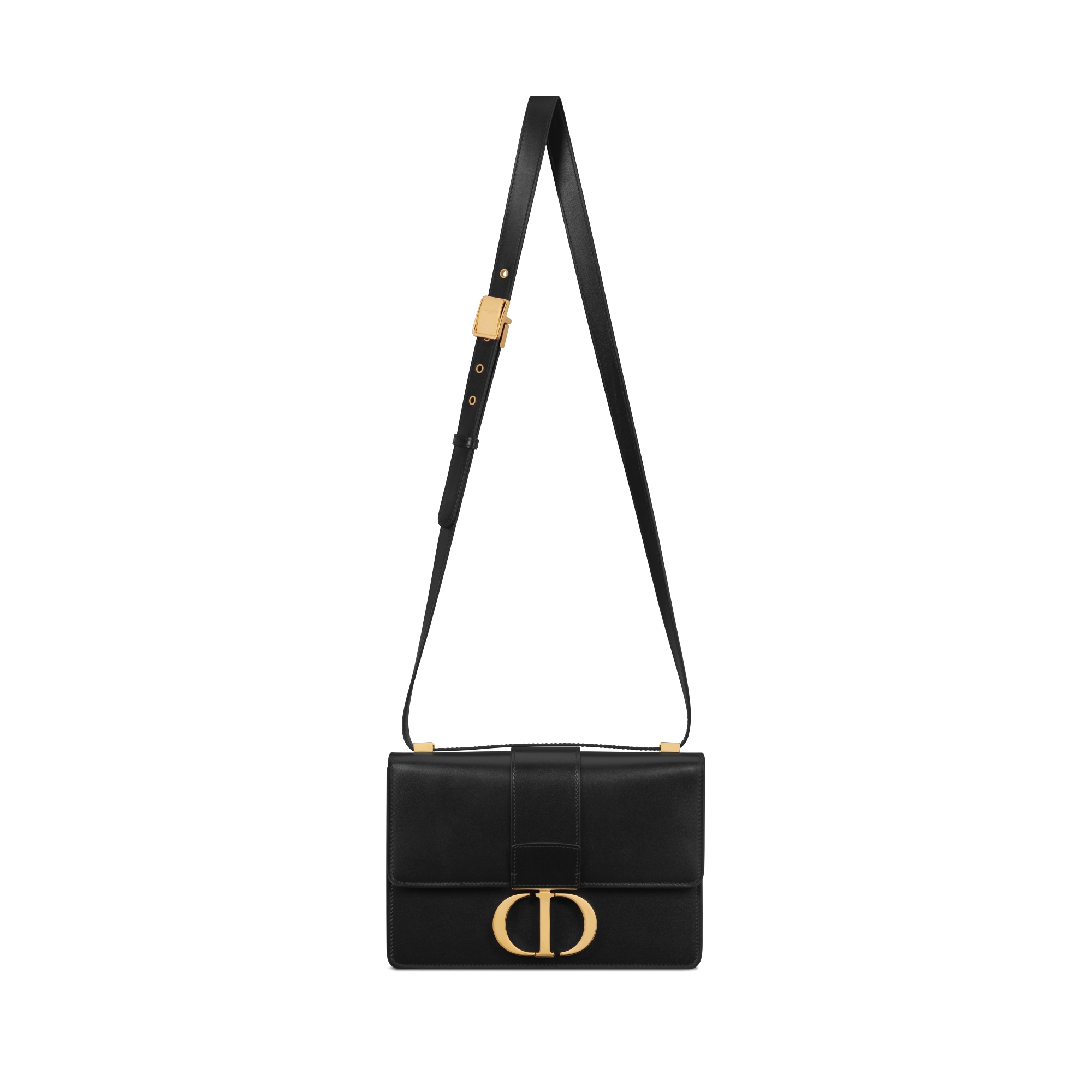 30 Montaigne Bag Black Box Calfskin E07