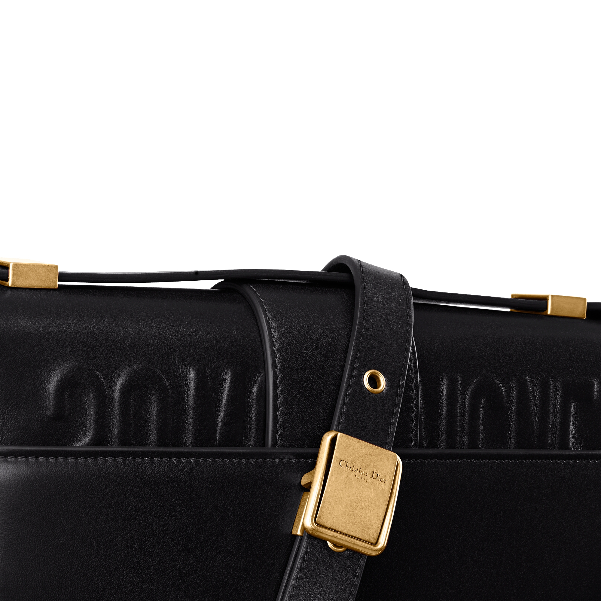 30 Montaigne Bag Black Box Calfskin E09