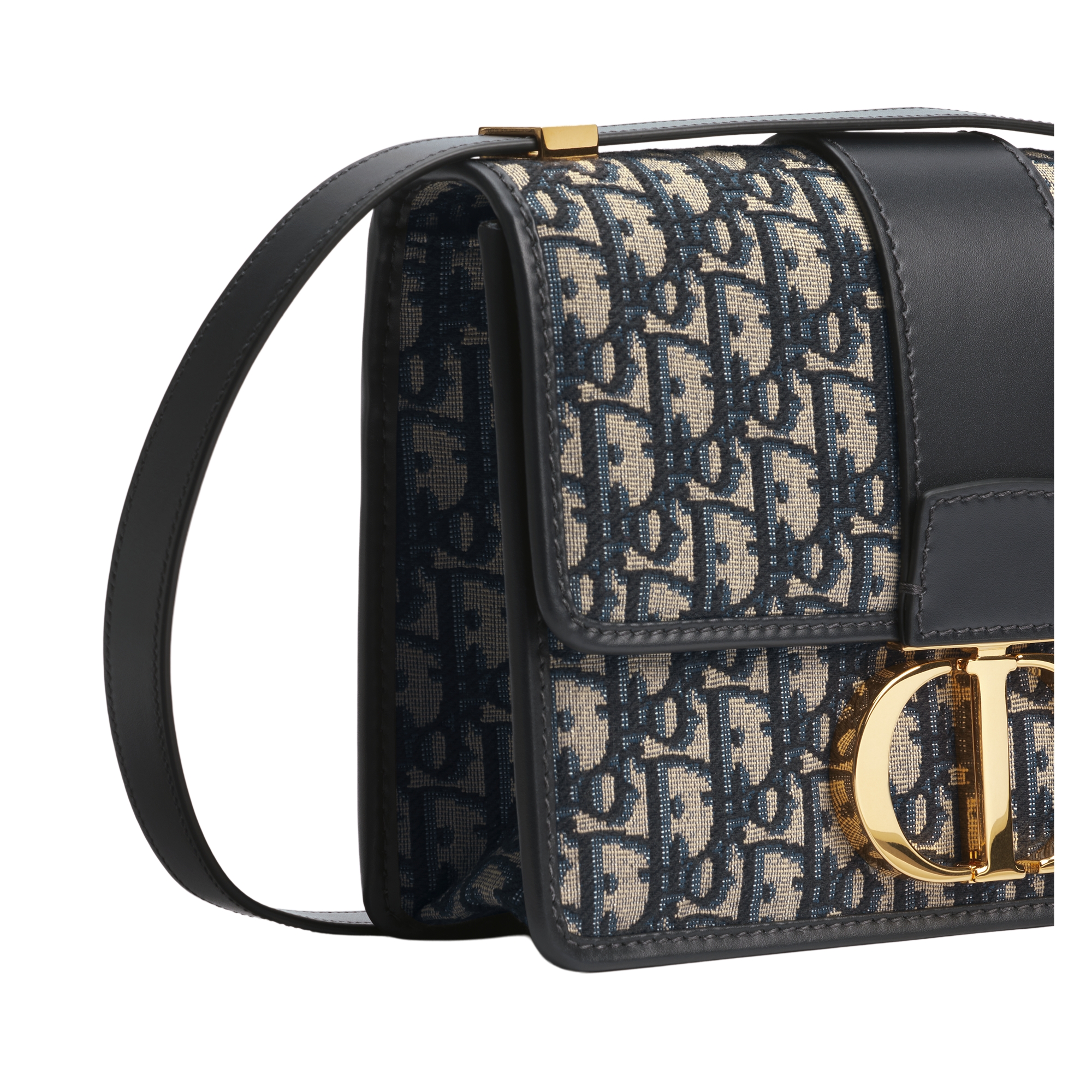 30 Montaigne Bag Blue Dior Oblique Jacquard E09