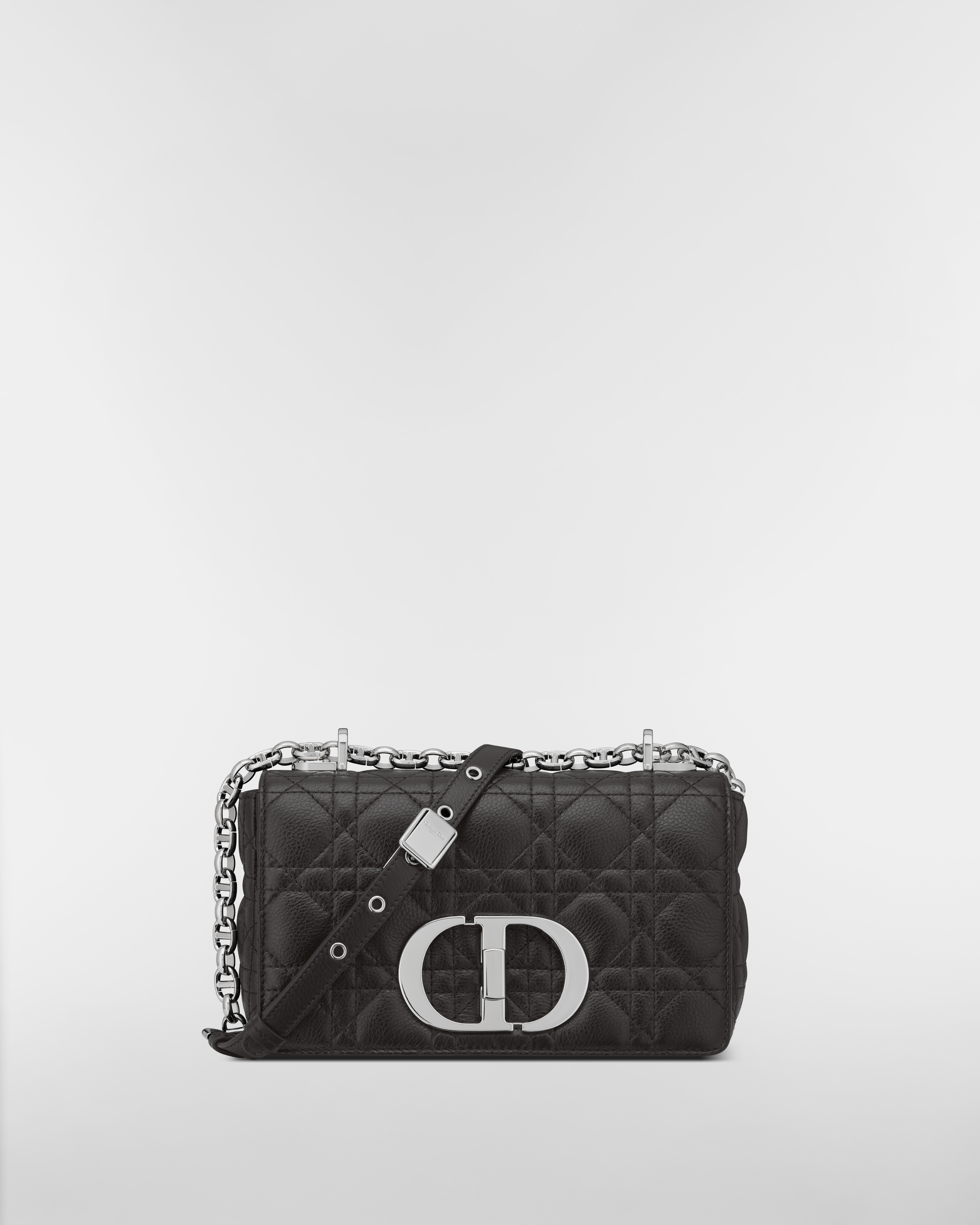 Sac Dior Caro Small Cuir de veau souple Cannage noir E01
