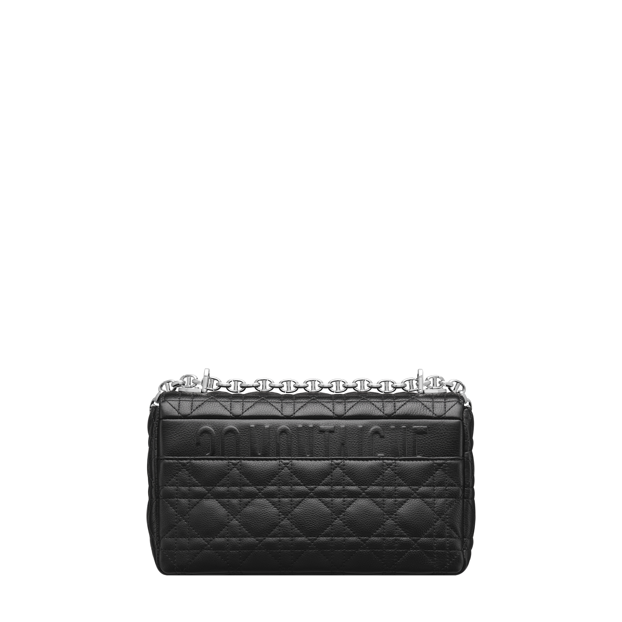 Medium Dior Caro Bag Black Supple Cannage Calfskin E08
