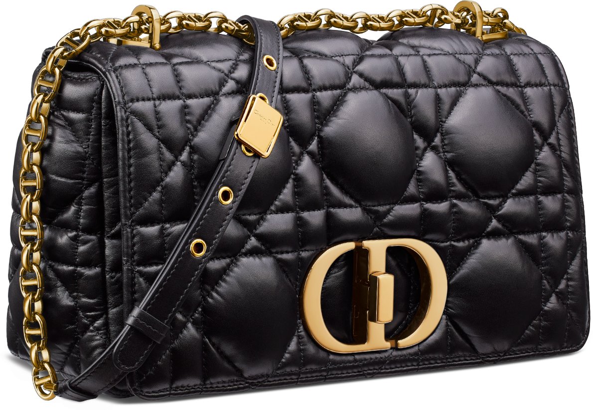 中碼 Dior Caro 手袋 aria_threeQuarterClosedView