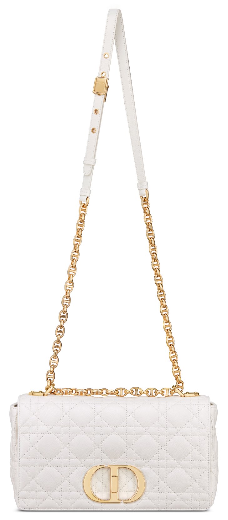 Medium Dior Caro Bag Unfolded view