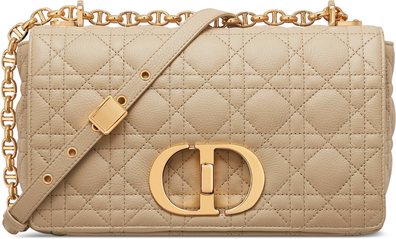 Medium Dior Caro Bag Front view