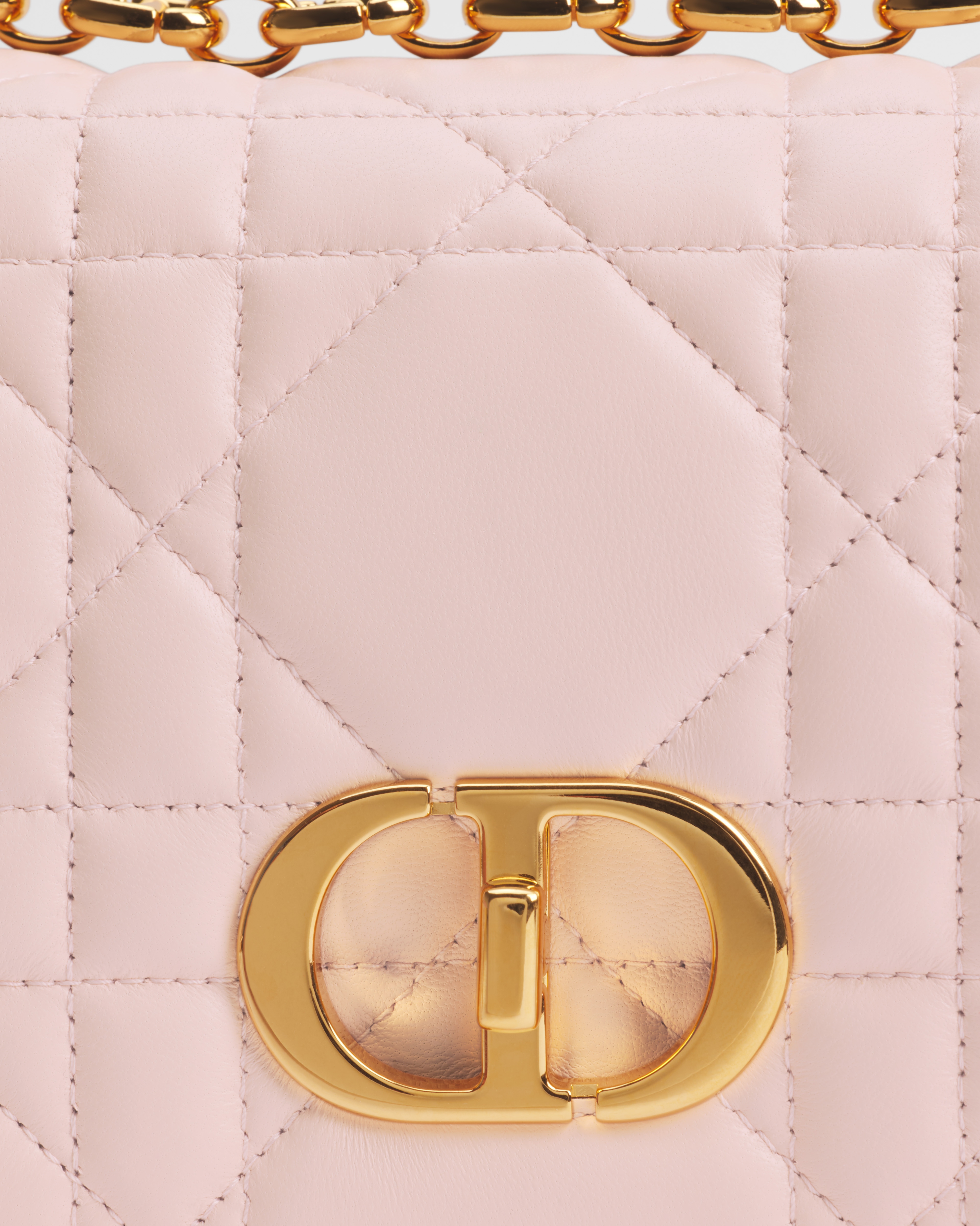 Soft Dior Caro 스몰 백 파우더 핑크 매크로까나쥬 양가죽 E10