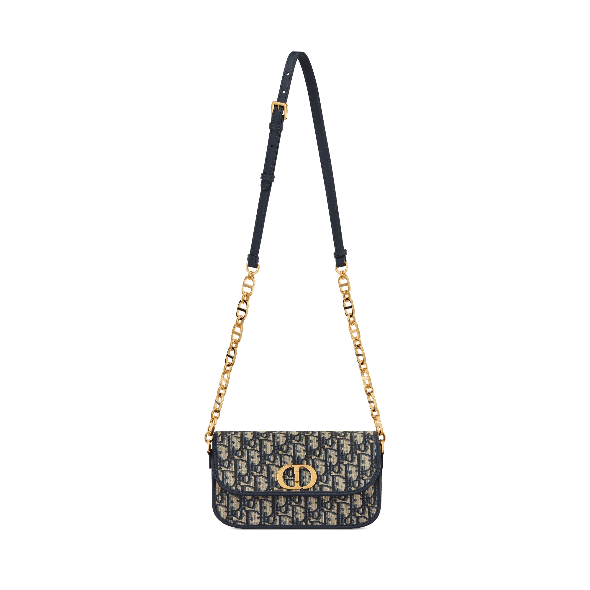 30 Montaigne Avenue Bag Blue Dior Oblique Jacquard E07