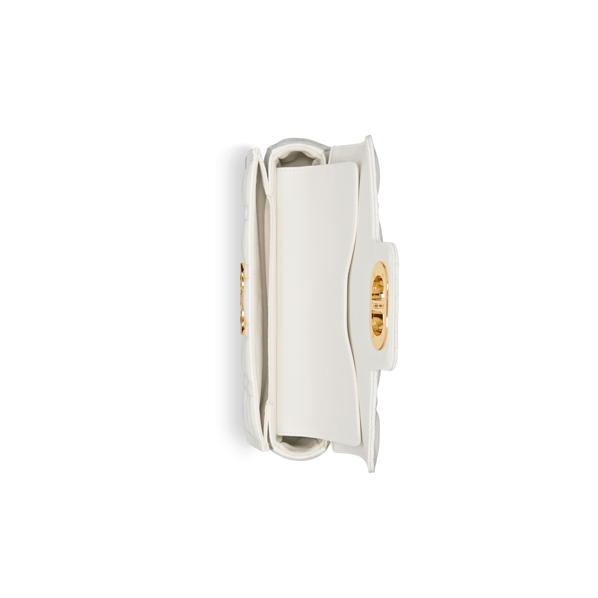 Small Dior Jolie Top Handle Bag Latte Cannage Calfskin E11