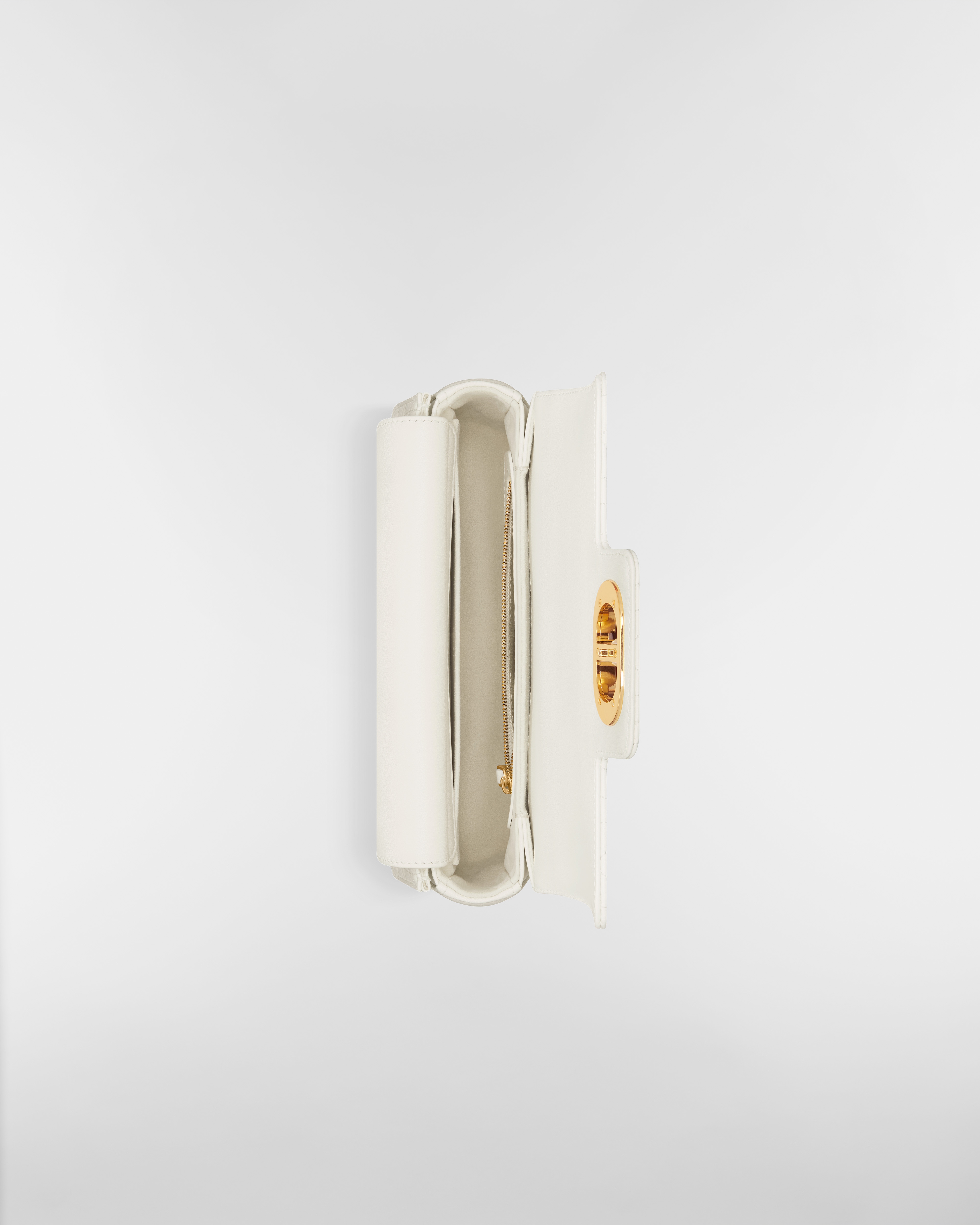 Bolso pequeño Dior Jolie Top Handle Piel de becerro Cannage latte E06