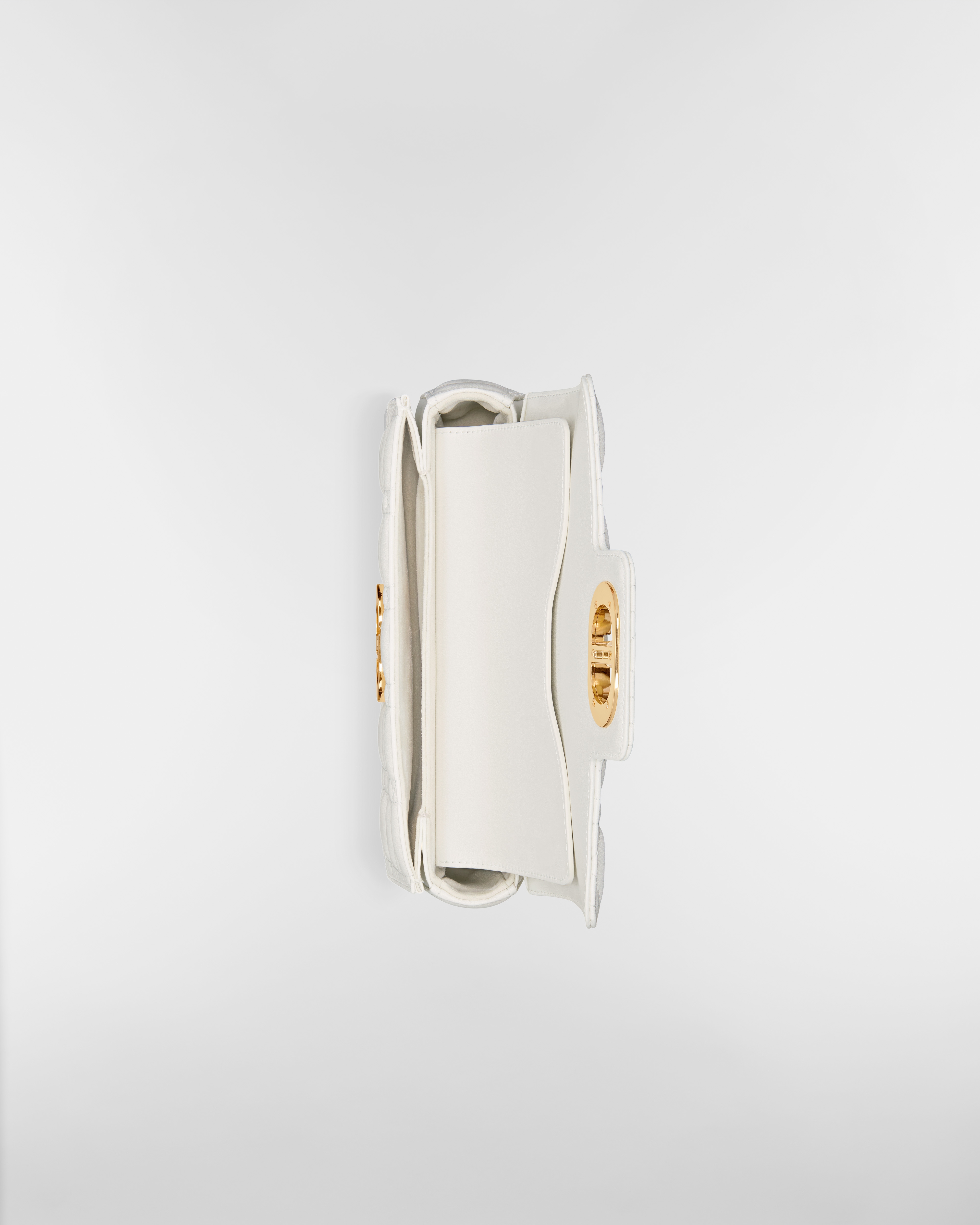 Bolso pequeño Dior Jolie Top Handle Piel de becerro Cannage latte E11