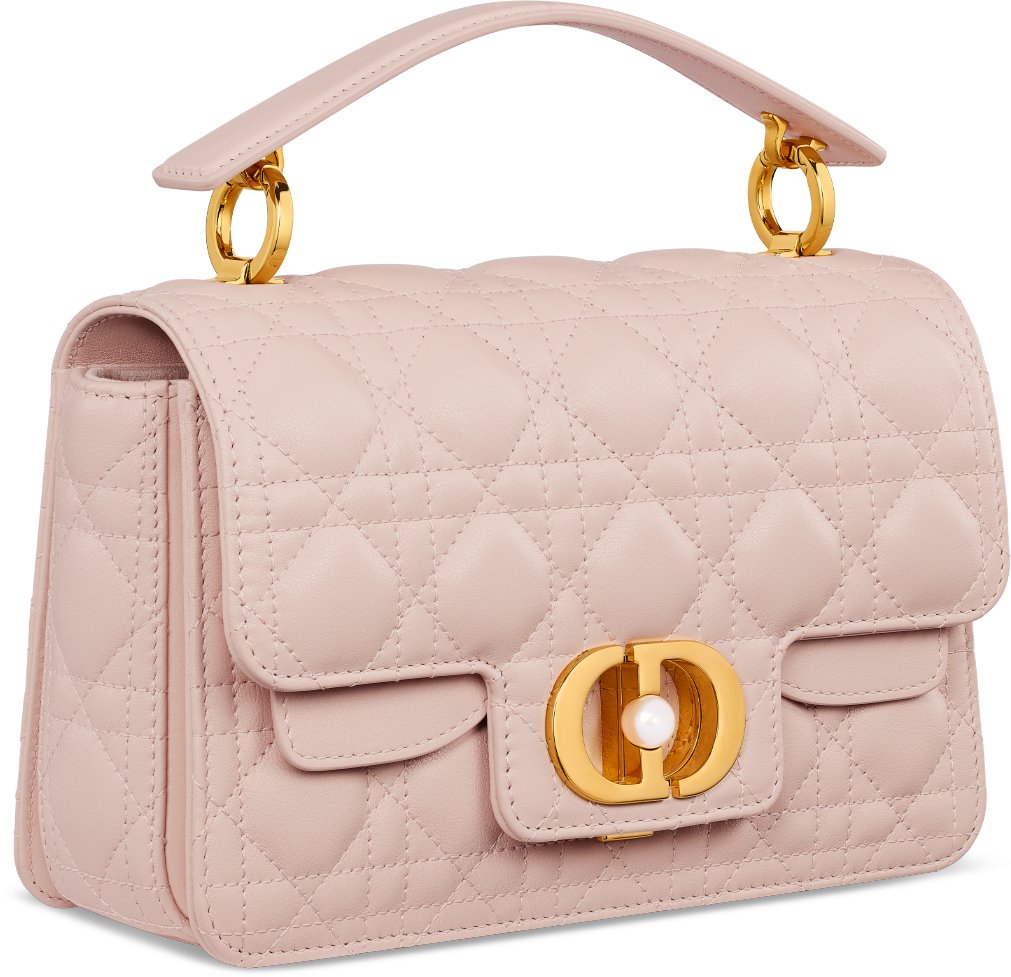 Small Dior Jolie Top Handle Bag Three quarter closed view