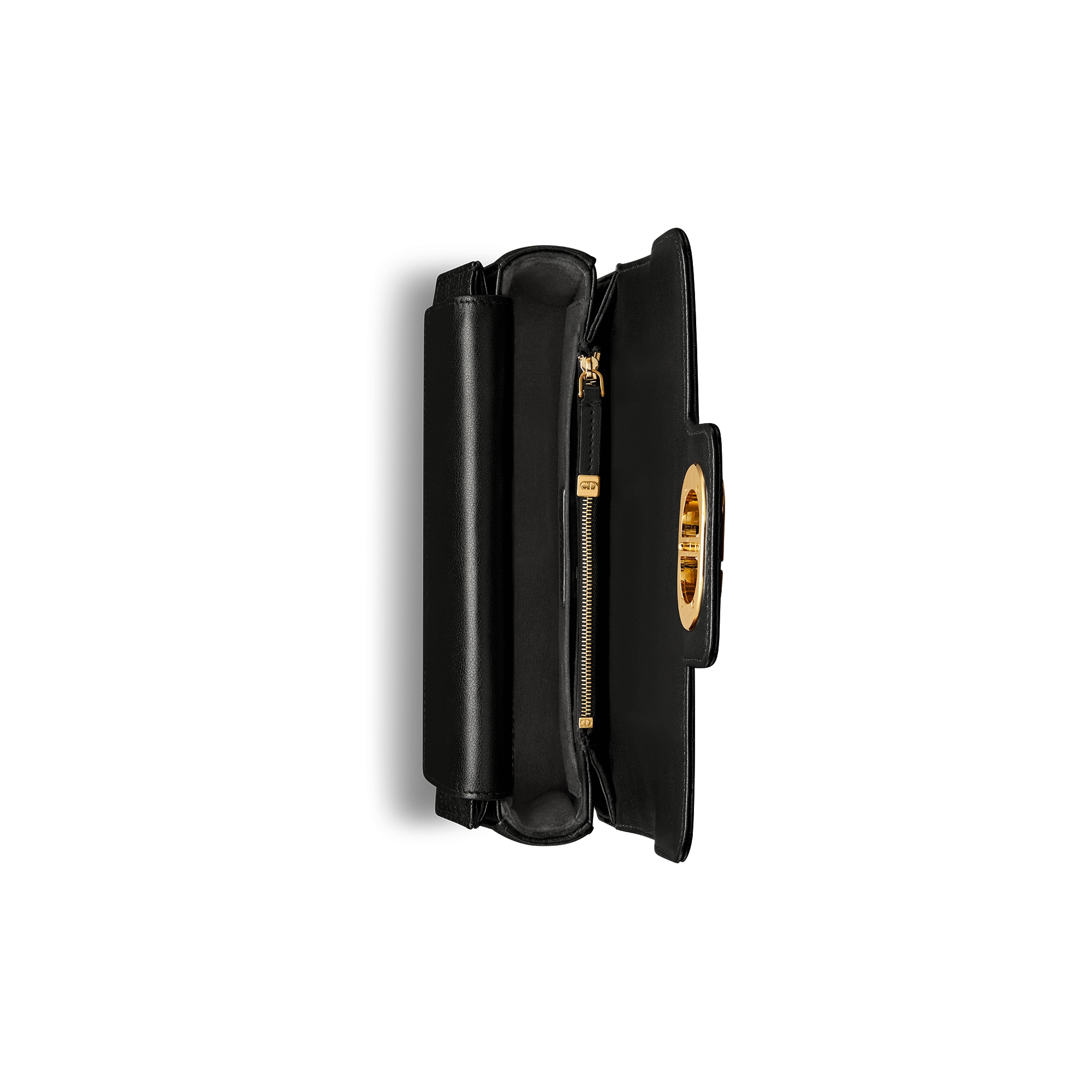 Kleine Dior Jolie Top Handle Tasche Cannage Kalbsleder in Schwarz E06