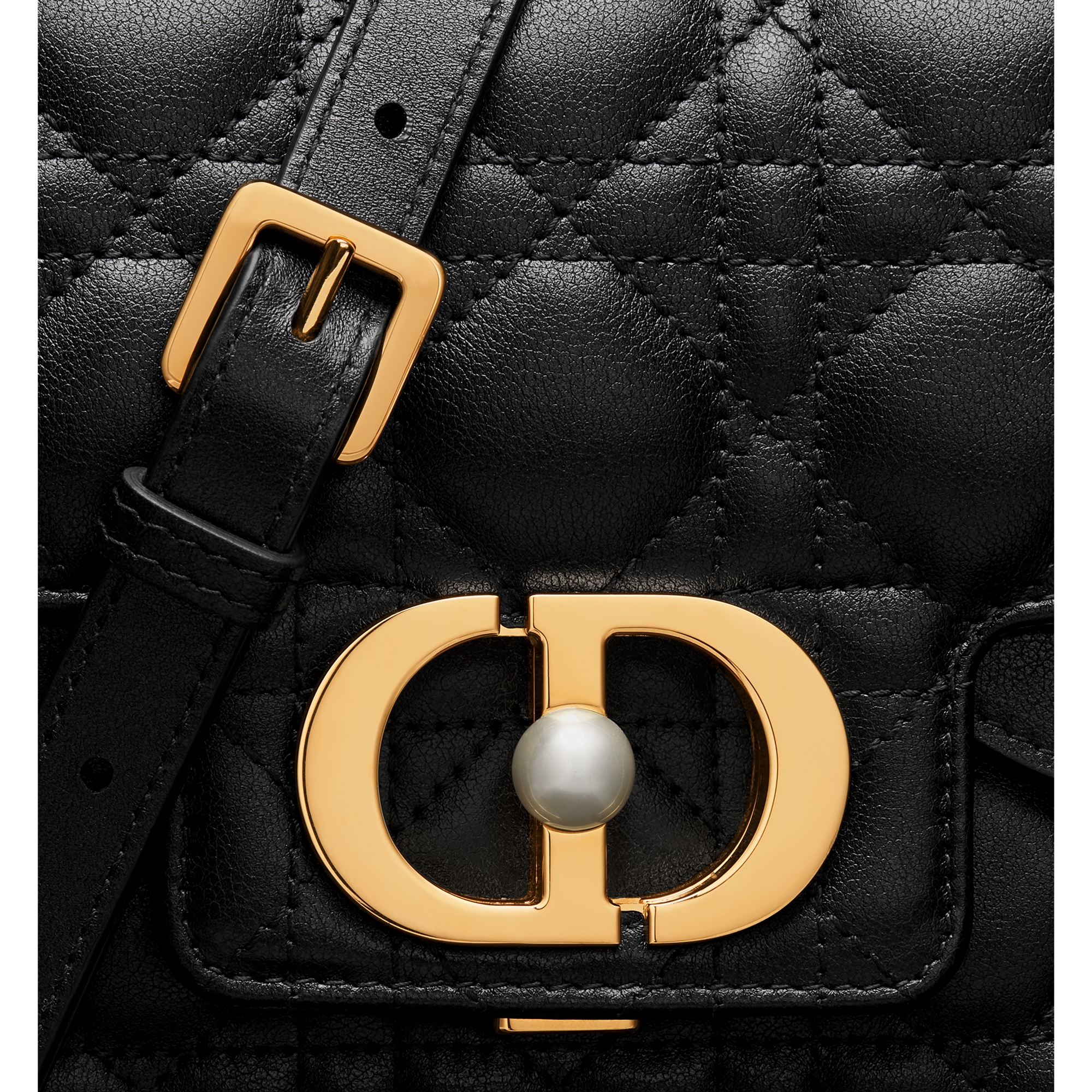 Small Dior Jolie Top Handle Bag Black Cannage Calfskin E09