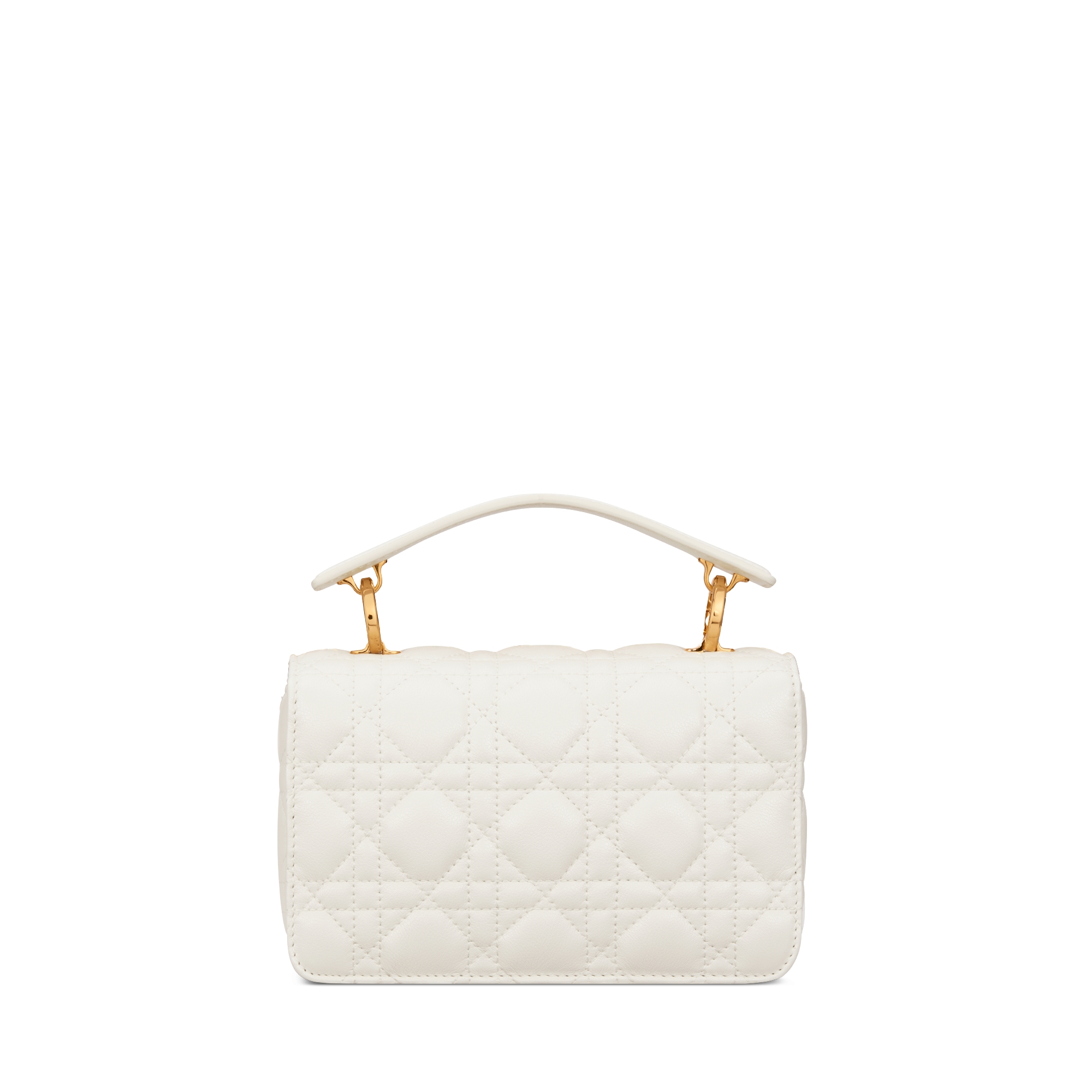 Mini Dior Jolie Top Handle Bag Latte Cannage Calfskin E08