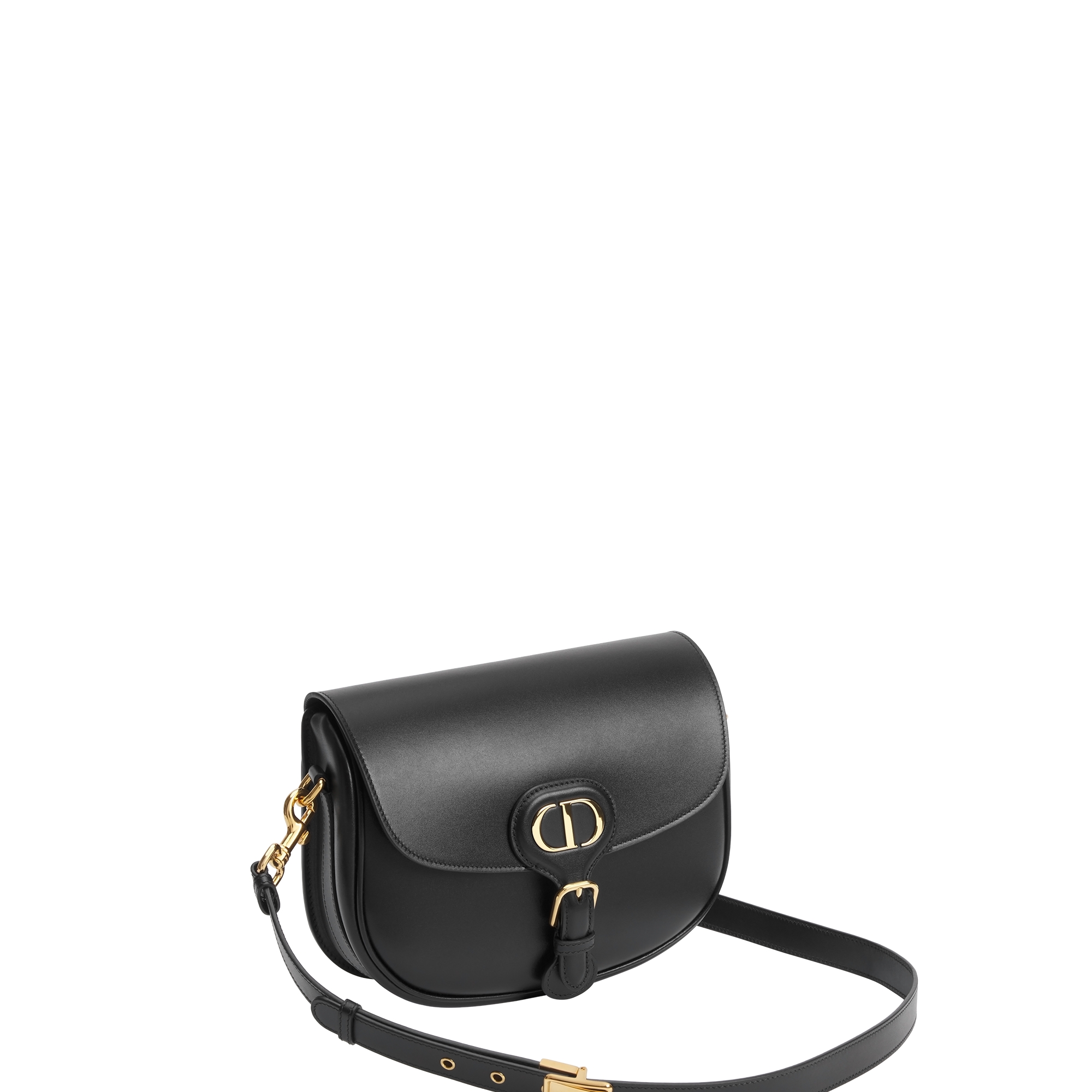 Medium Dior Bobby Bag Black Box Calfskin E03