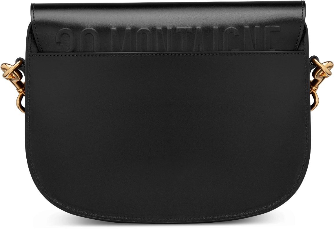 Medium Dior Bobby Bag Black Box Calfskin DIOR