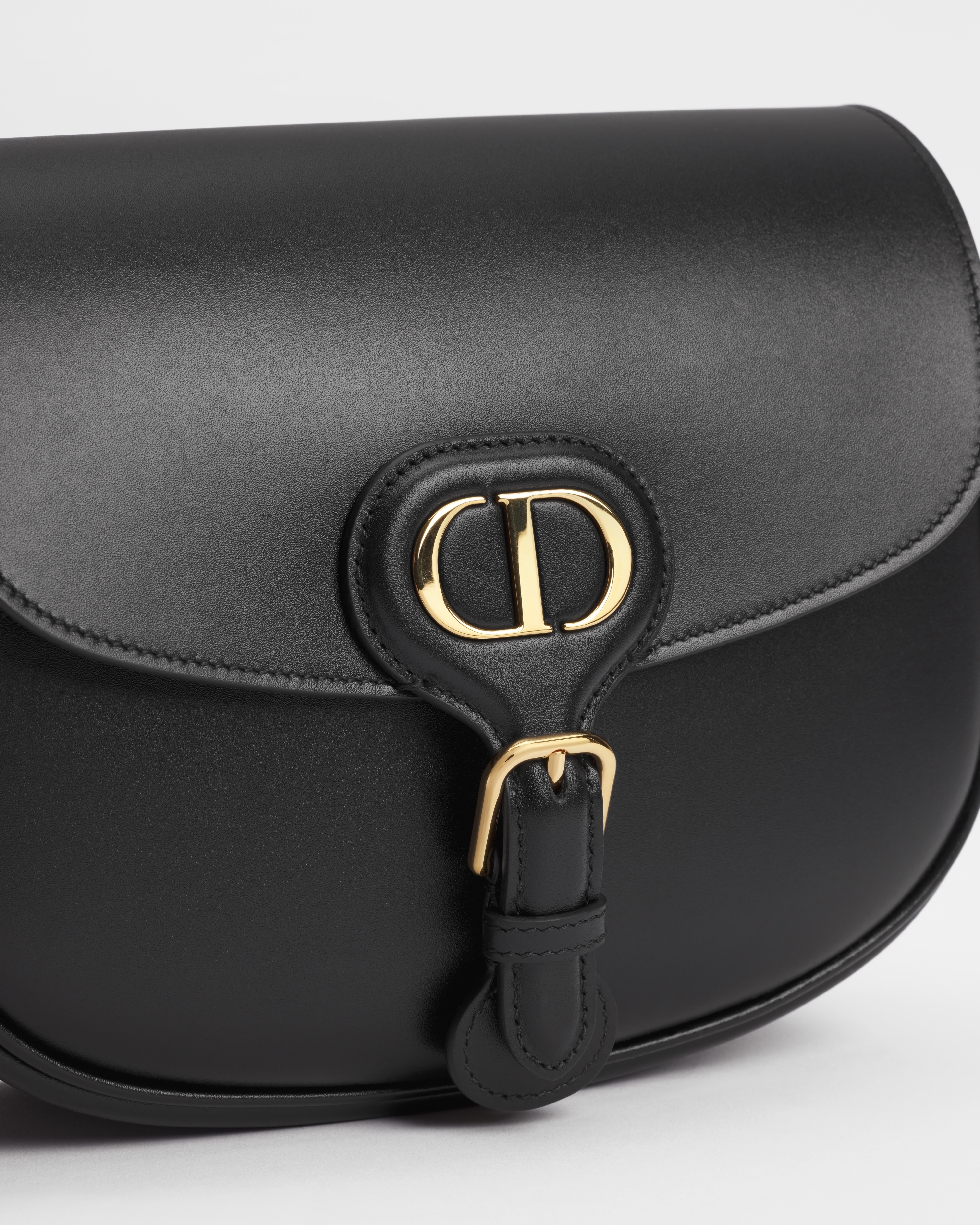 Medium Dior Bobby Bag Black Box Calfskin E09