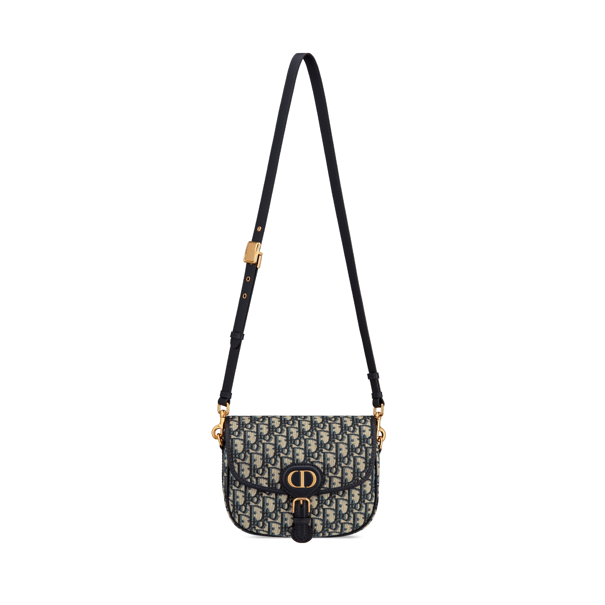 Medium Dior Bobby Bag Blue Dior Oblique Jacquard E07