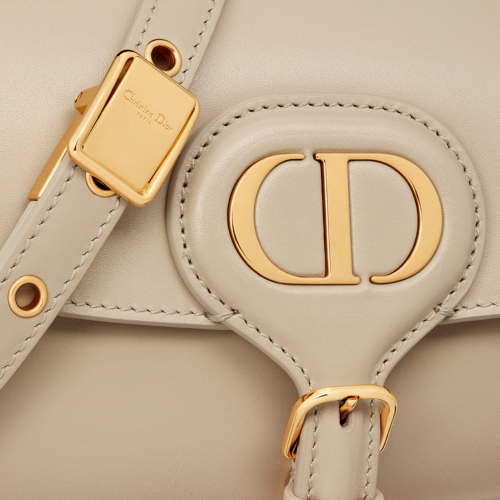 Dior Bobby East-West Bag Sand-Colored Box Calfskin | DIOR