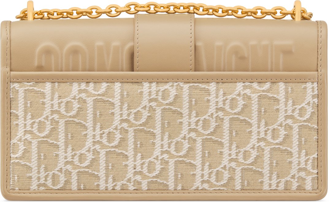 30 Montaigne East-West Bag with Chain Dior Oblique Jacquard and Natural  Smooth Calfskin | DIOR