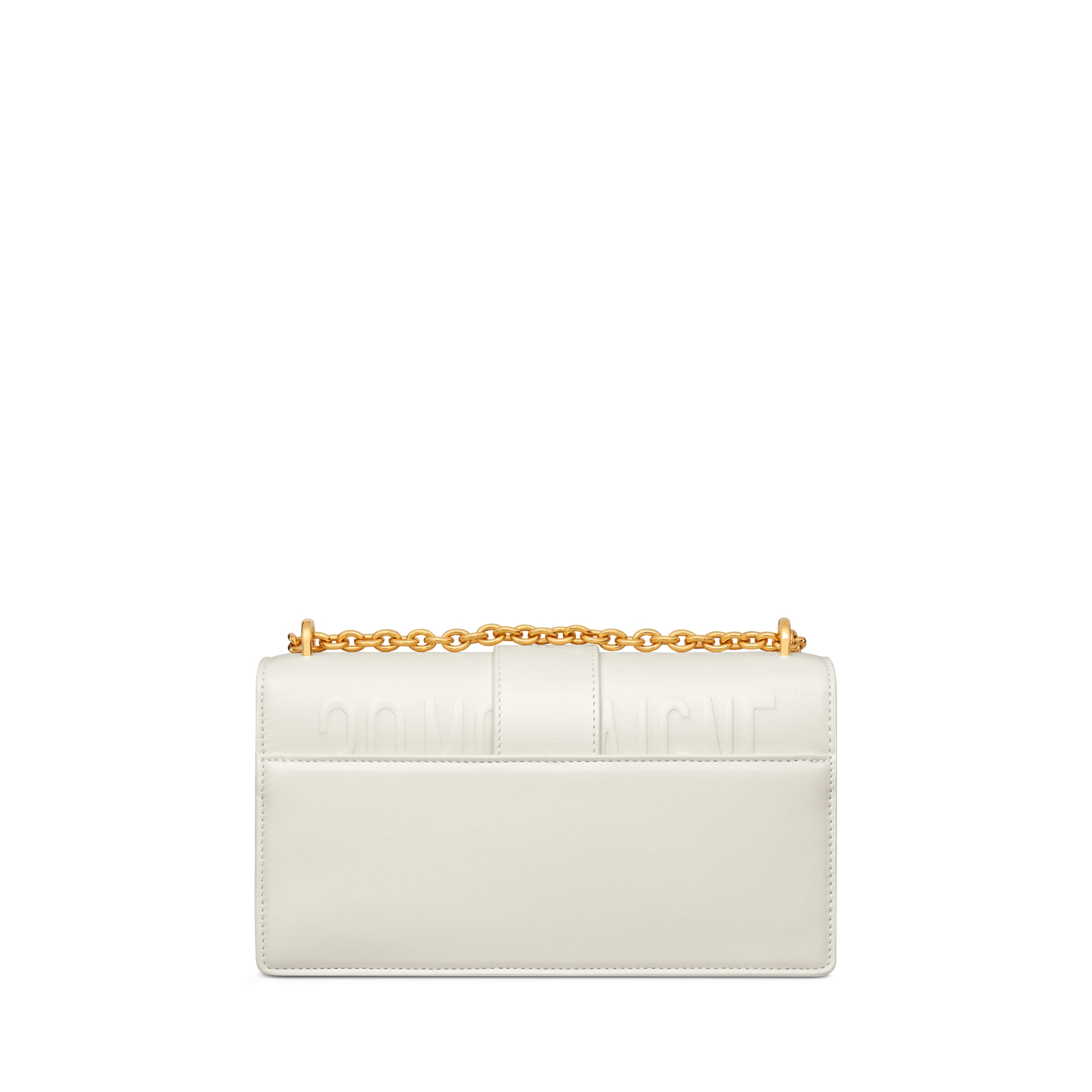 30 Montaigne East-West Bag with Chain Latte Calfskin E08