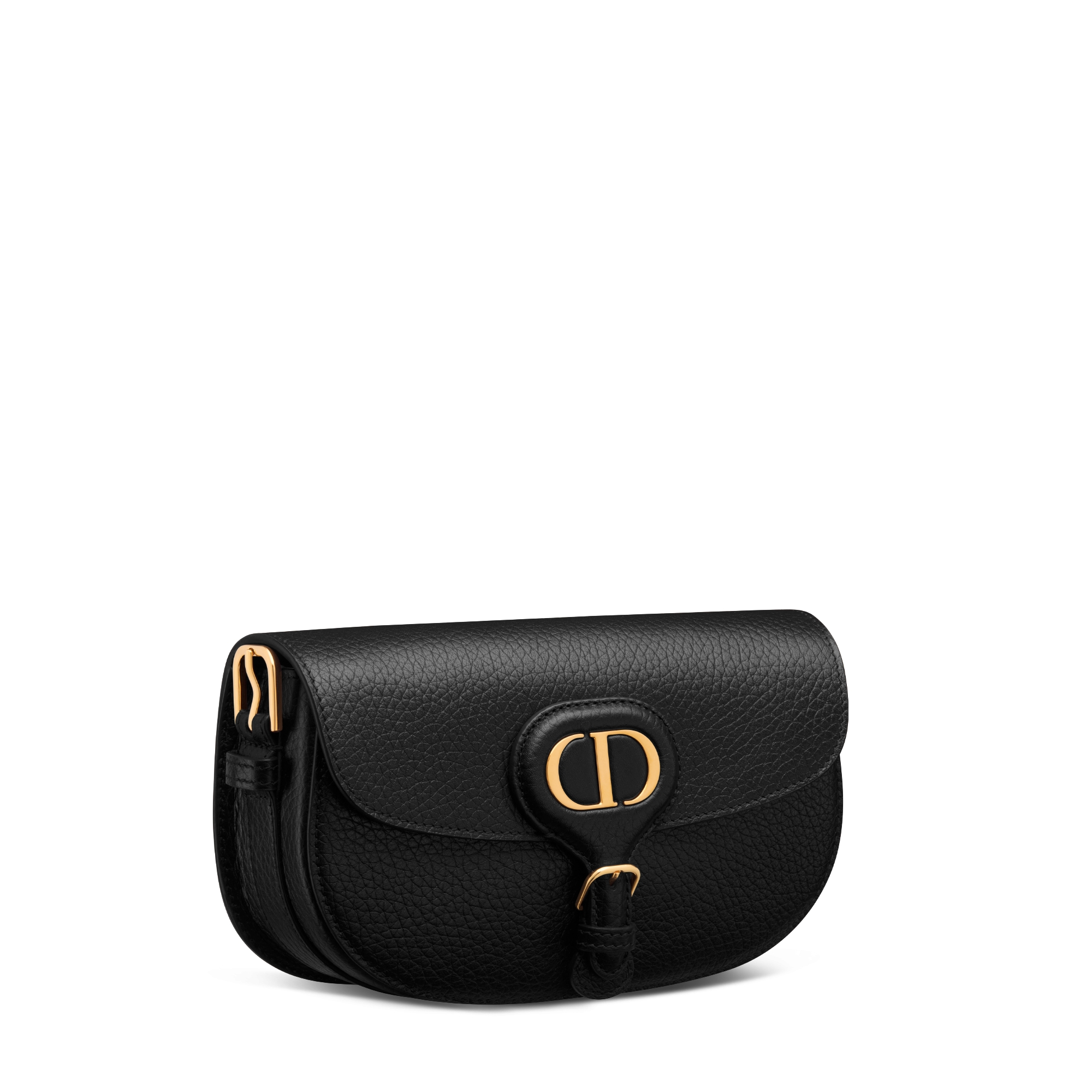 Dior Bobby East-West tas Zwart generfd kalfsleer E03