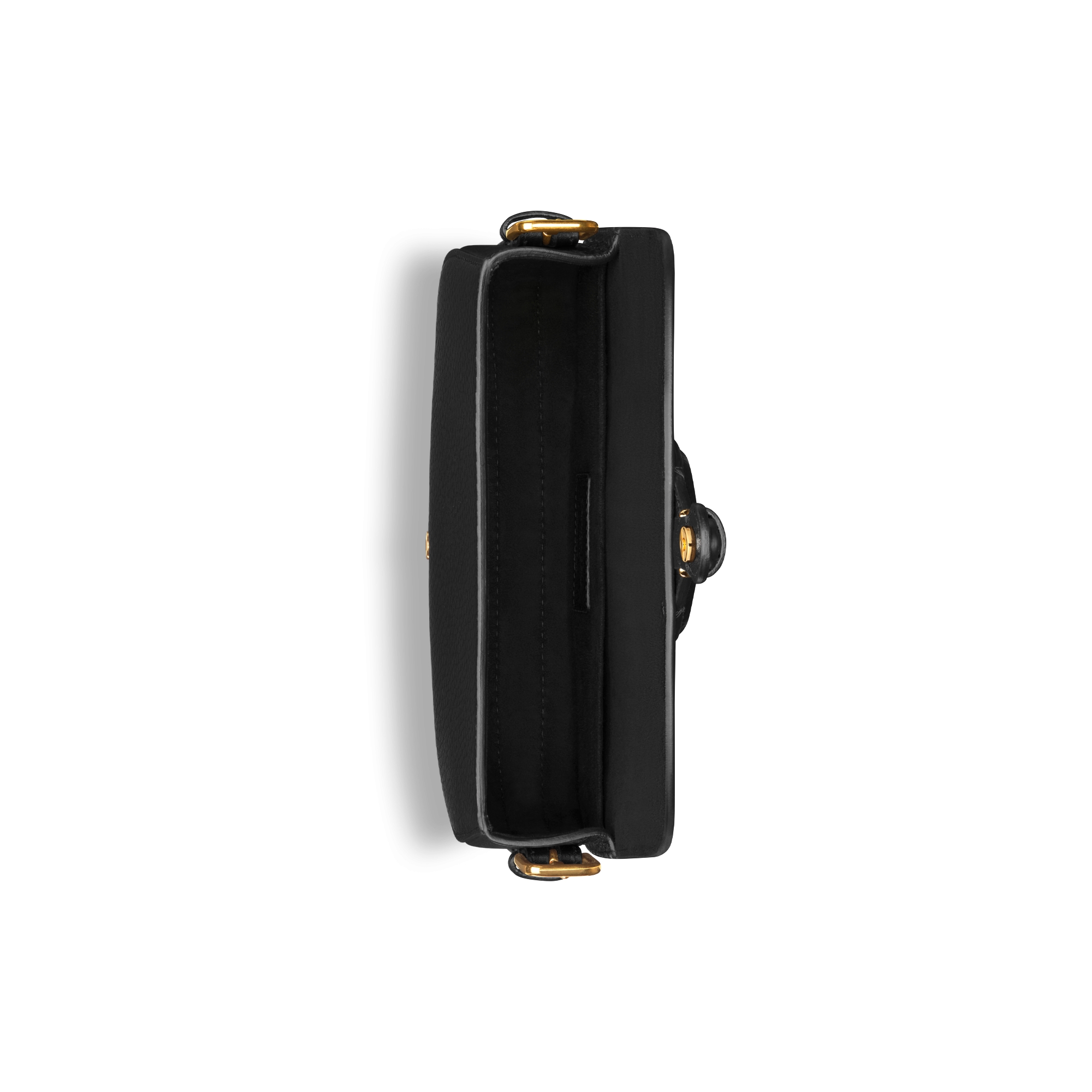 Dior Bobby East-West tas Zwart generfd kalfsleer E06