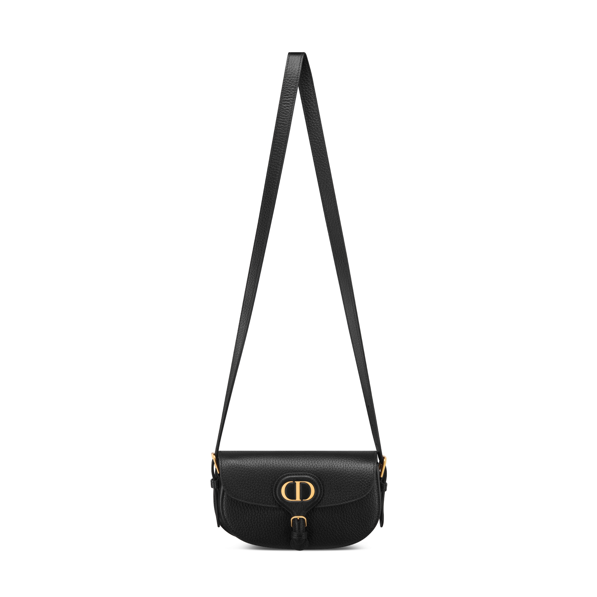 Dior Bobby East-West tas Zwart generfd kalfsleer E07