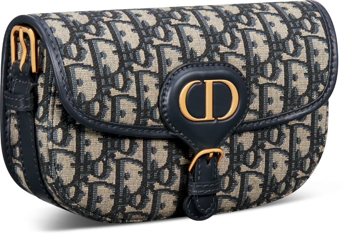 Dior Bobby East West Bag Blue Dior Oblique Jacquard DIOR