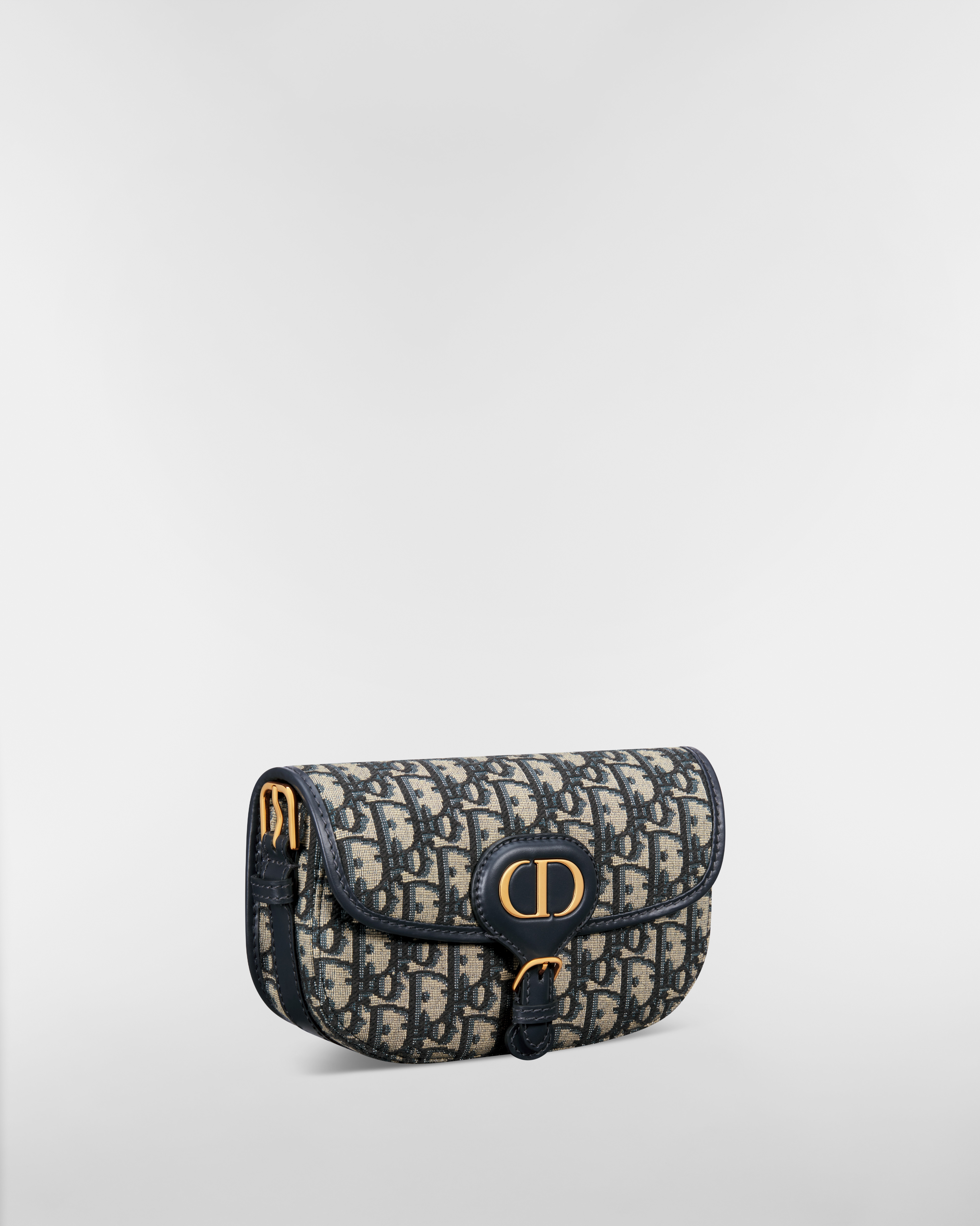 Dior Bobby East-West Tasche Dior Oblique Jacquard in Blau E03