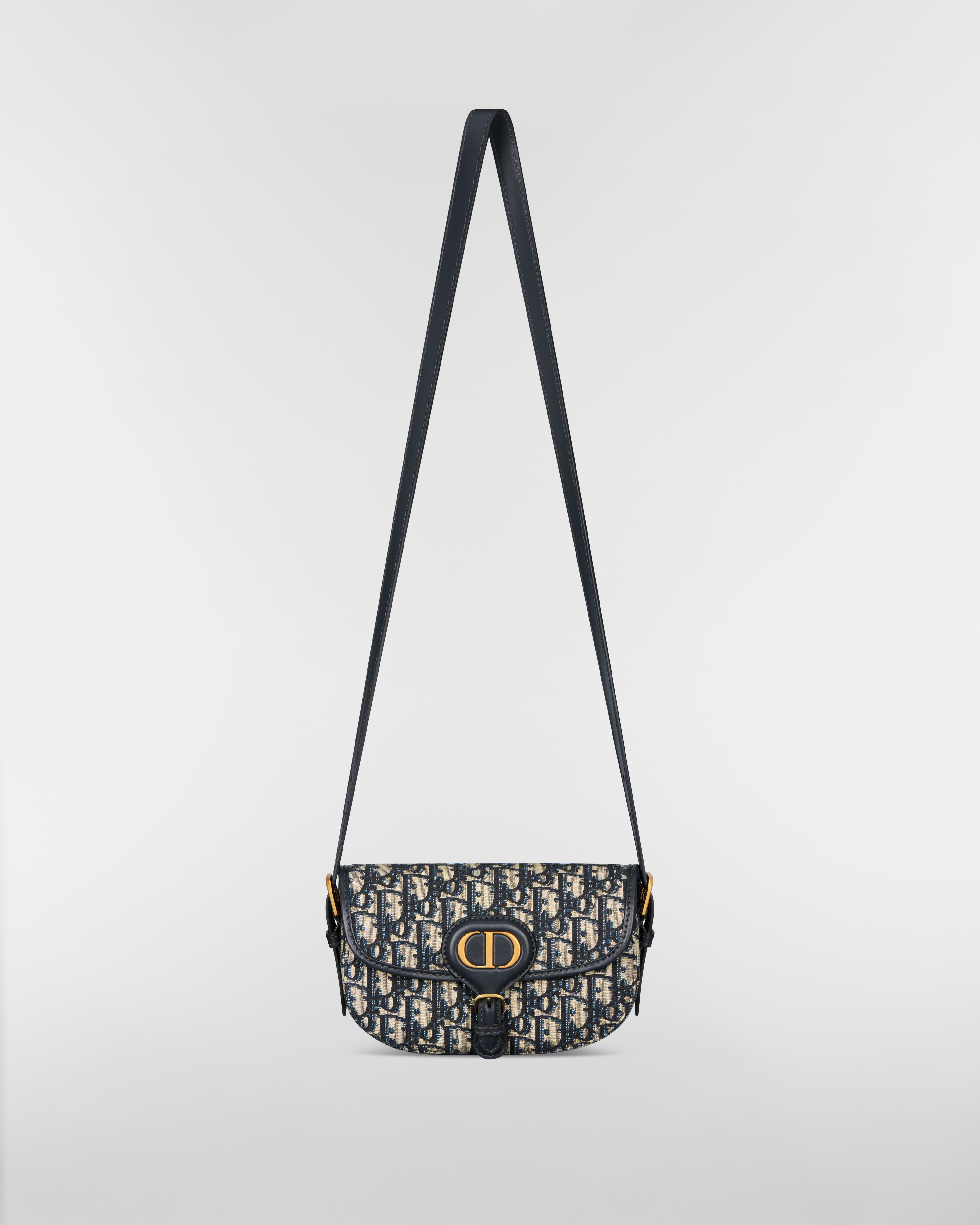 Dior Bobby East-West Tasche Dior Oblique Jacquard in Blau E07