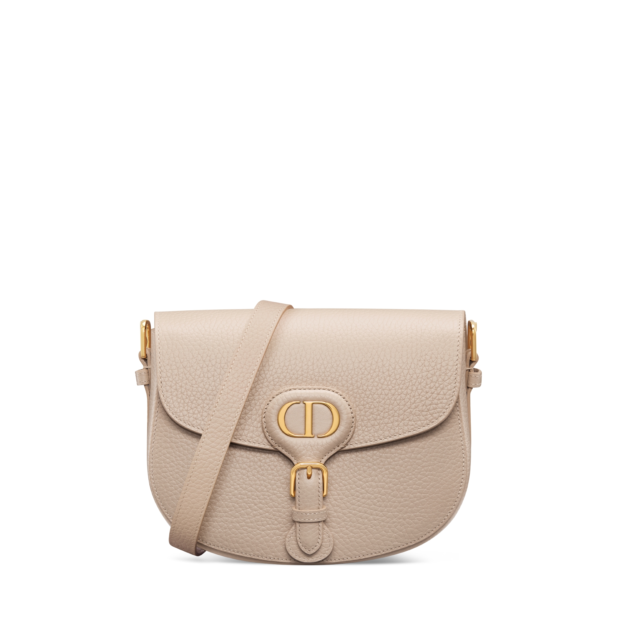 Medium Dior Bobby Bag Powder Beige Grained Calfskin E01