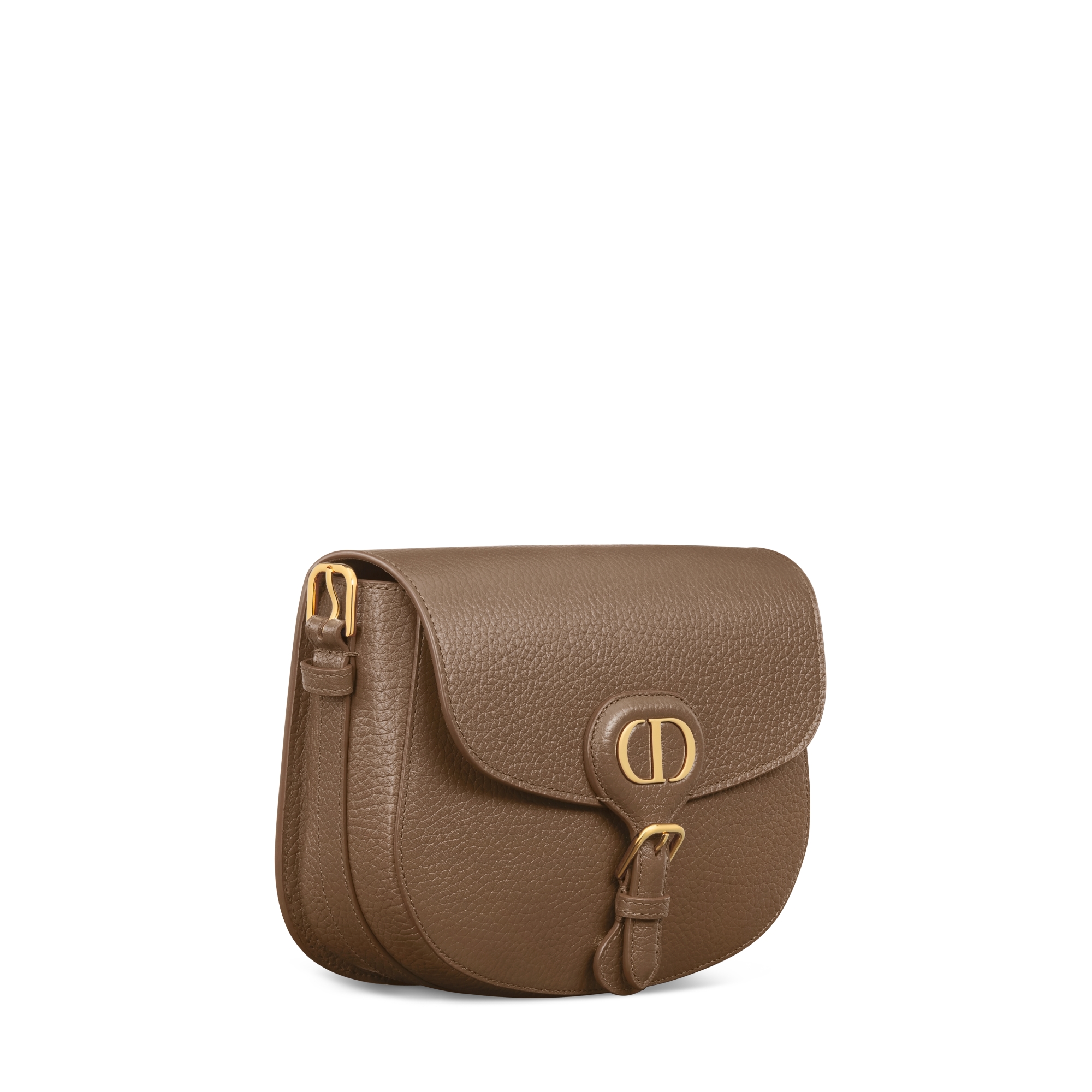 Middelgrote Dior Bobby-tas Tabakbruin generfd kalfsleer E03