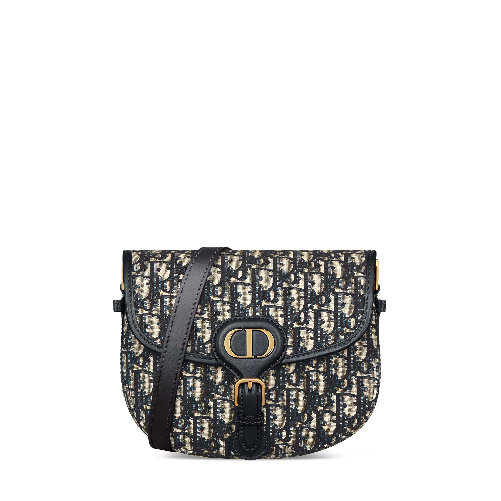 Medium Dior Bobby Bag Blue Dior Oblique Jacquard E01